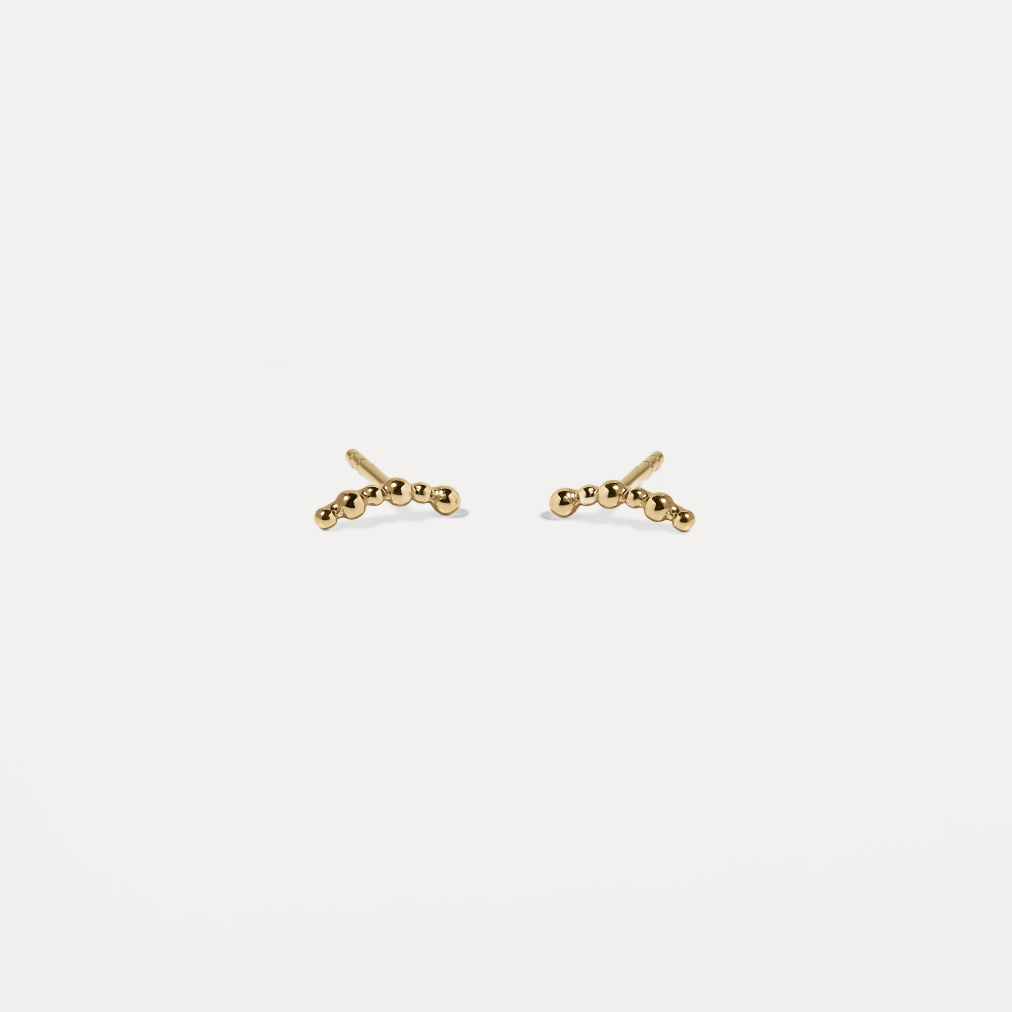 Bubble Bar Ohrstecker Ohrringe | 585 Gold