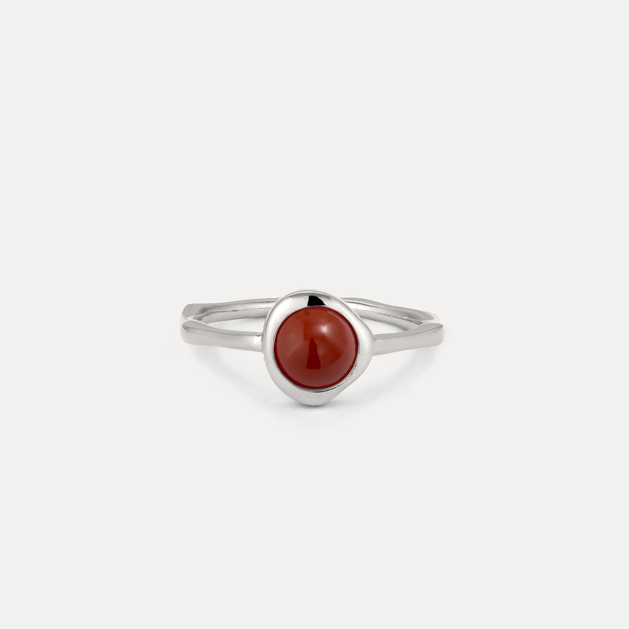 Zodiac Birthstone Ring 925 Silber - Hochglanz