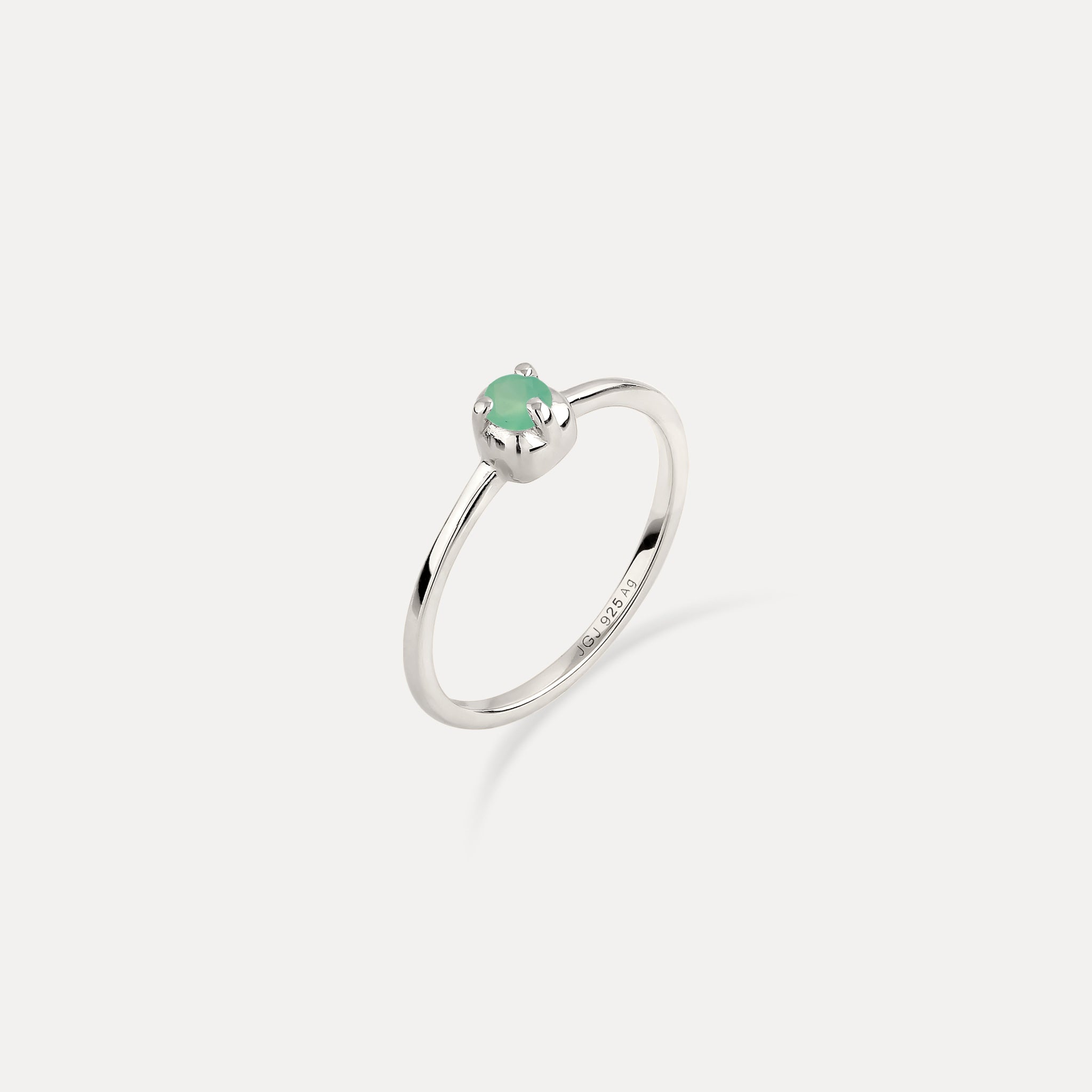 Mini Birthstone Ring 925 Silber