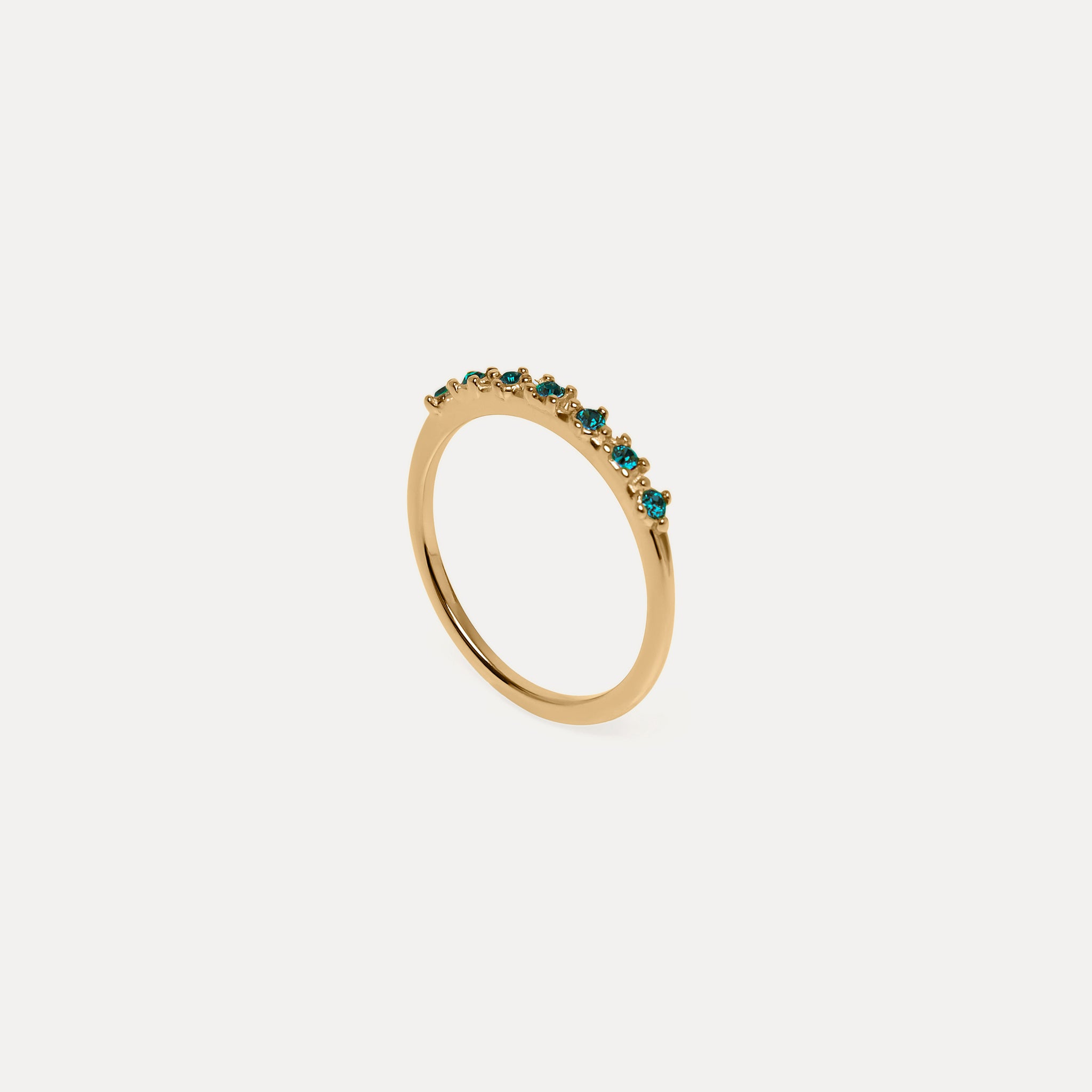 Grüne Kristalle Color Delight Ring