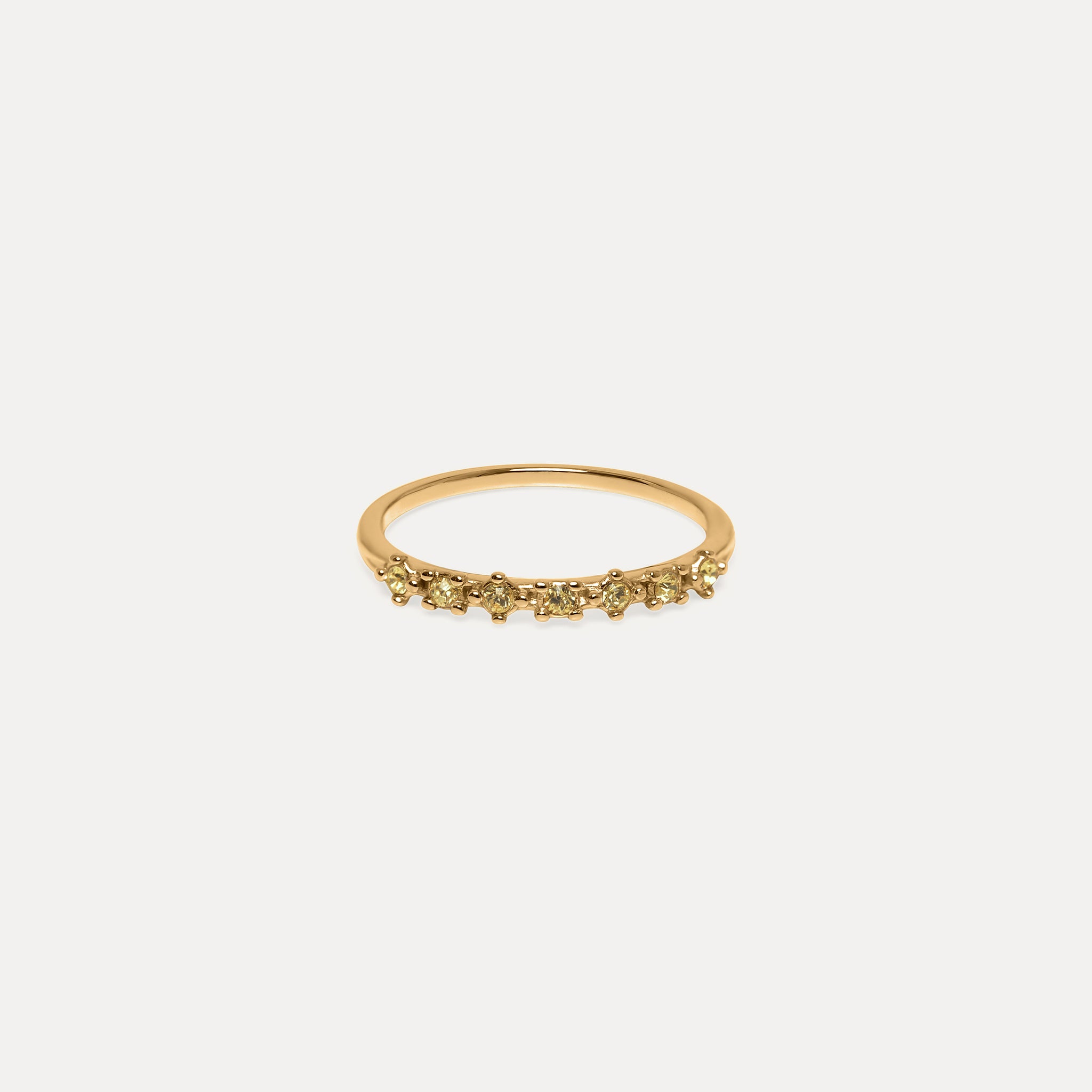 Gelbe Kristalle Color Delight Ring