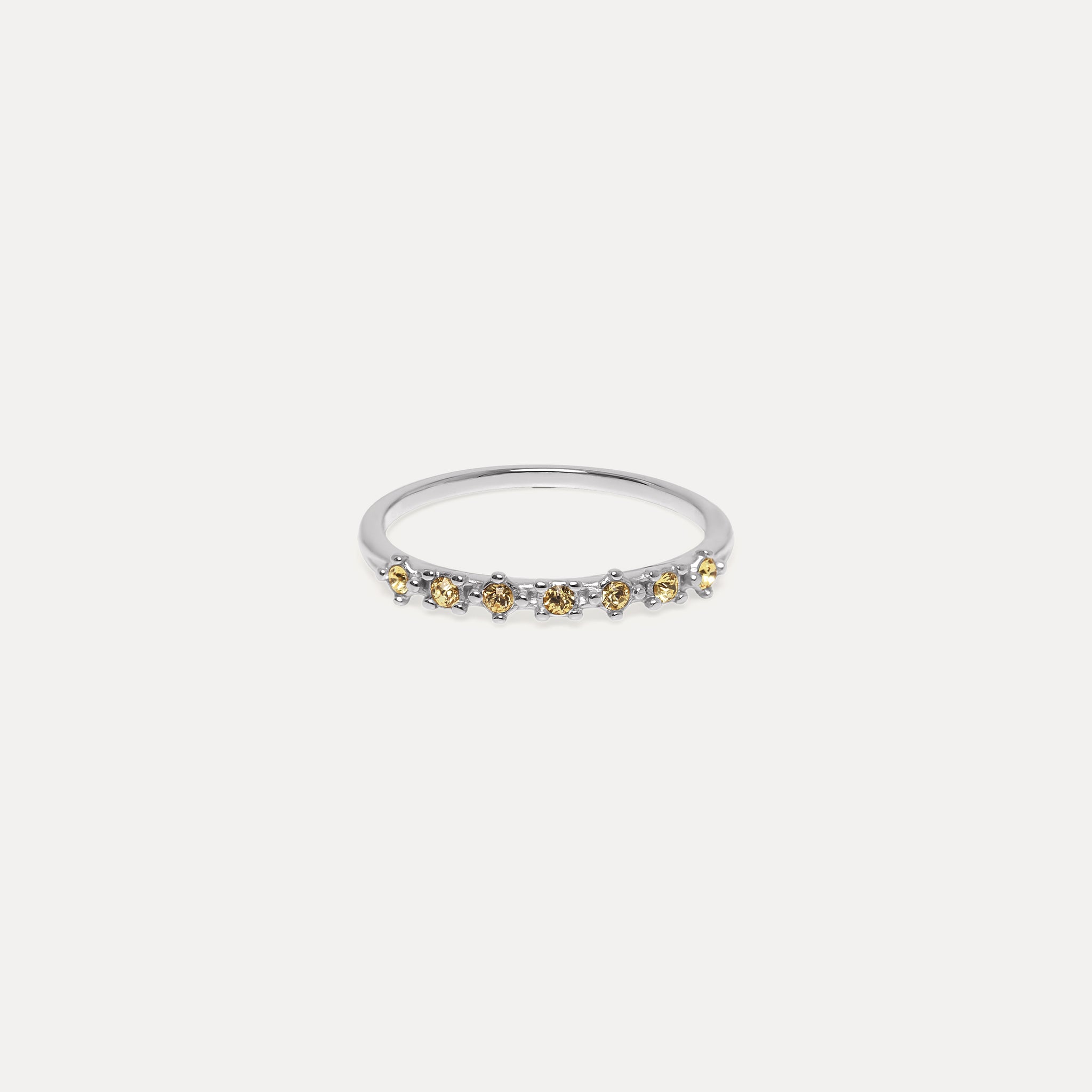 Gelbe Kristalle Color Delight Ring