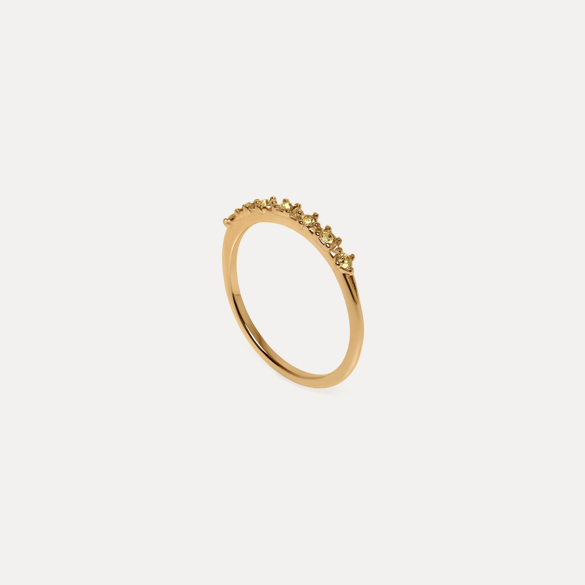 Gelbe Kristalle Color Delight Ring