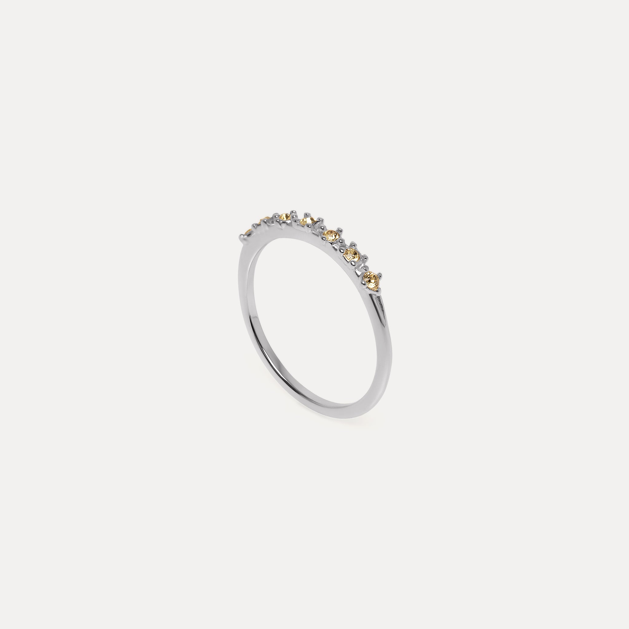 Gelbe Kristalle Color Delight Ring