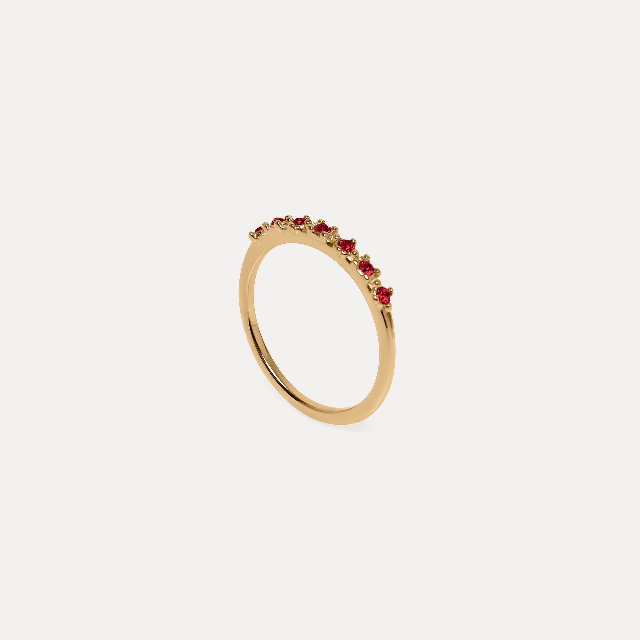 Red Crystals Color Delight Ring