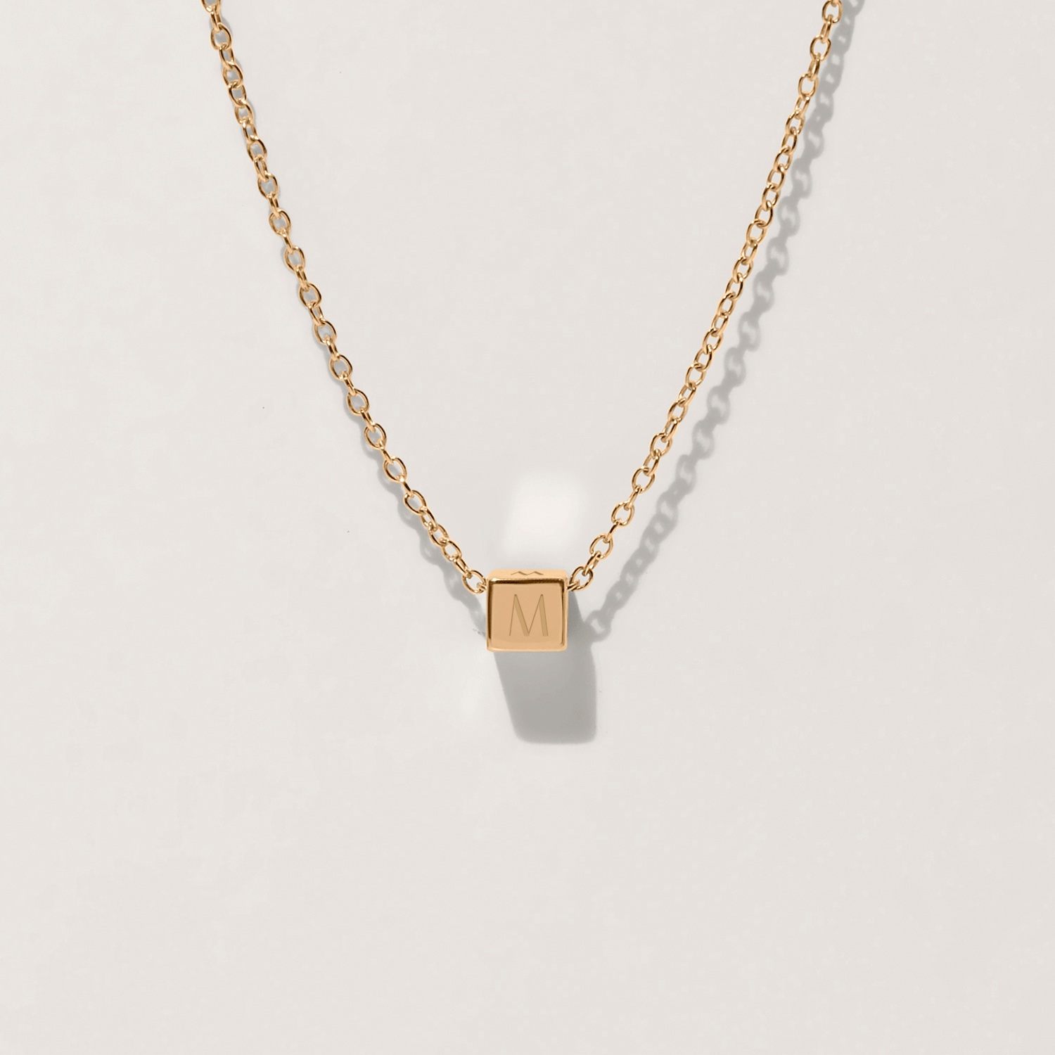 Cube mit Ankerkette | 585 Gold