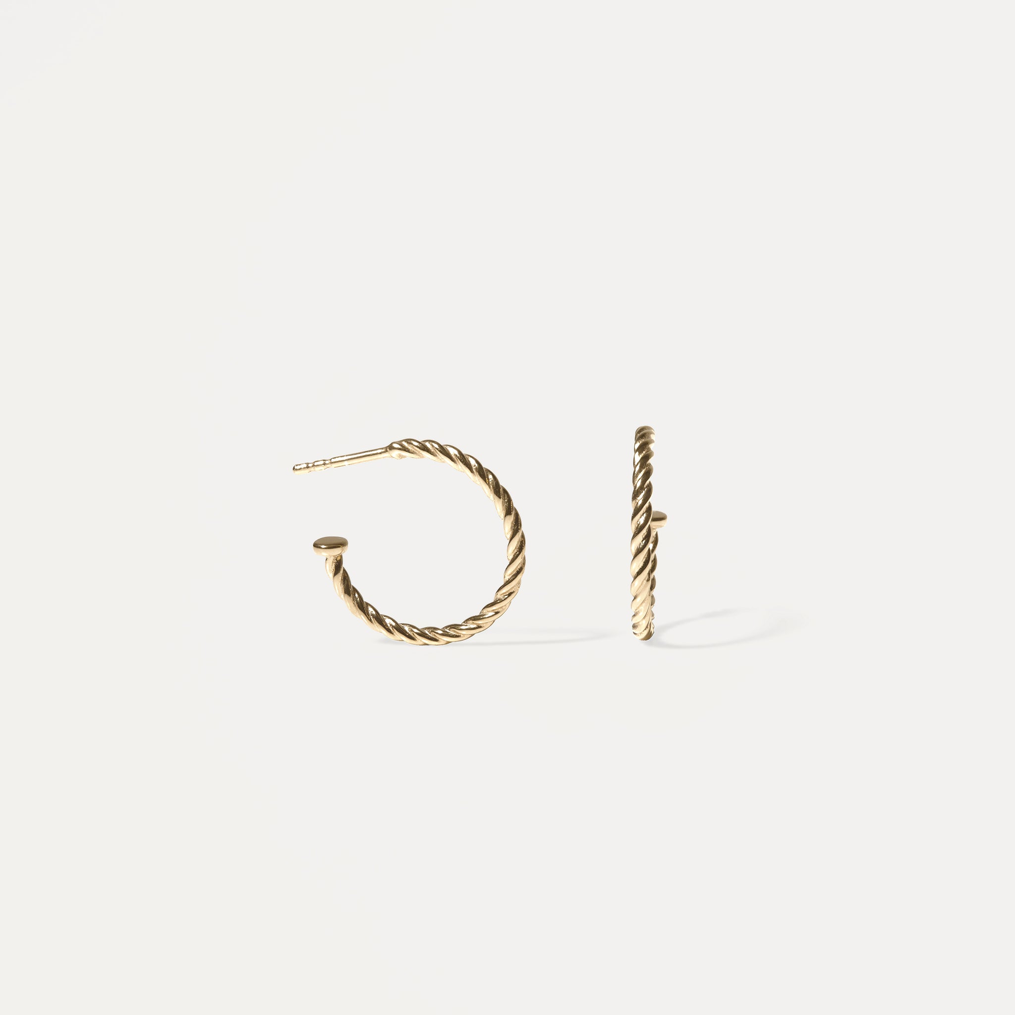Dune Creolen Ohrringe | 585 Gold