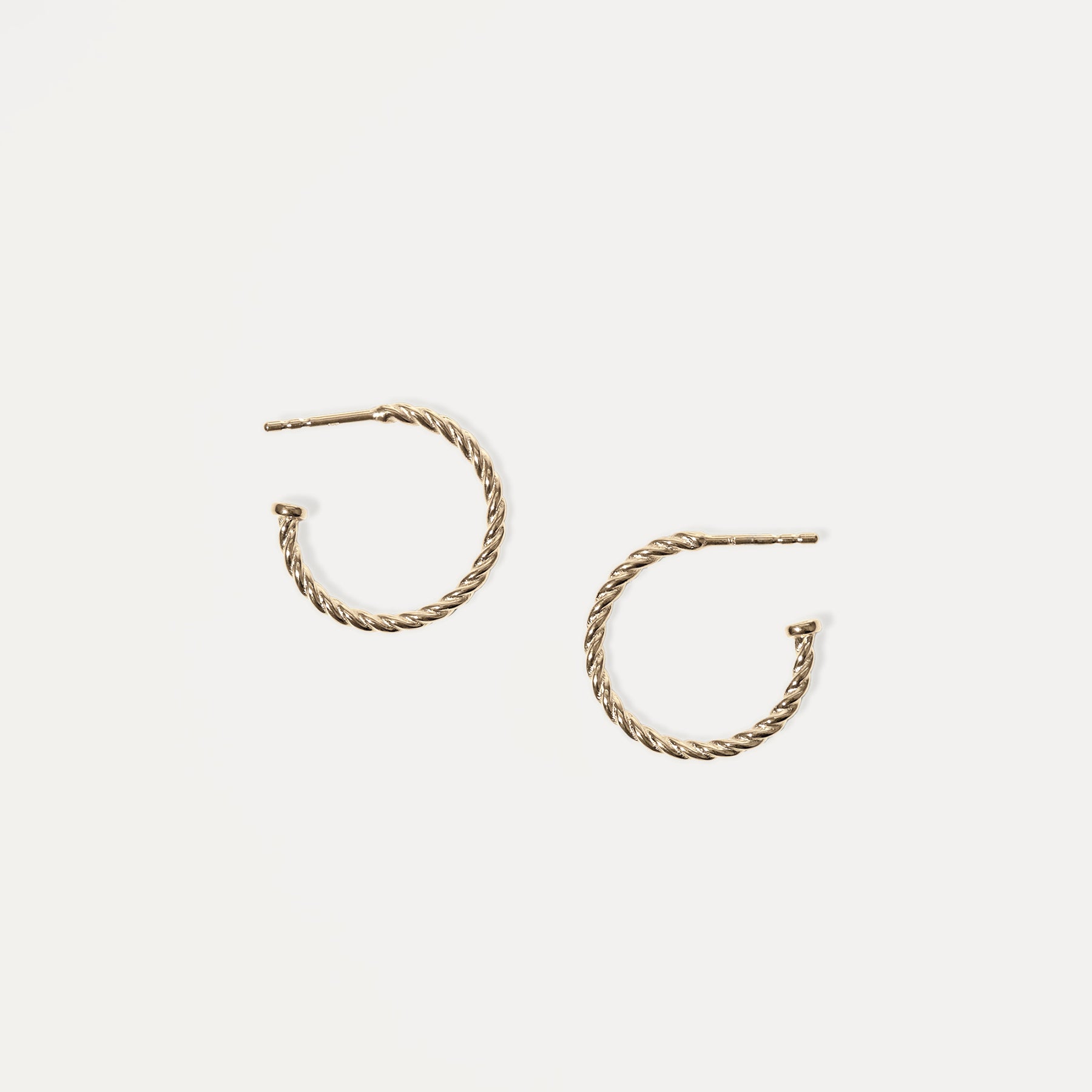Dune Creolen Ohrringe | 585 Gold