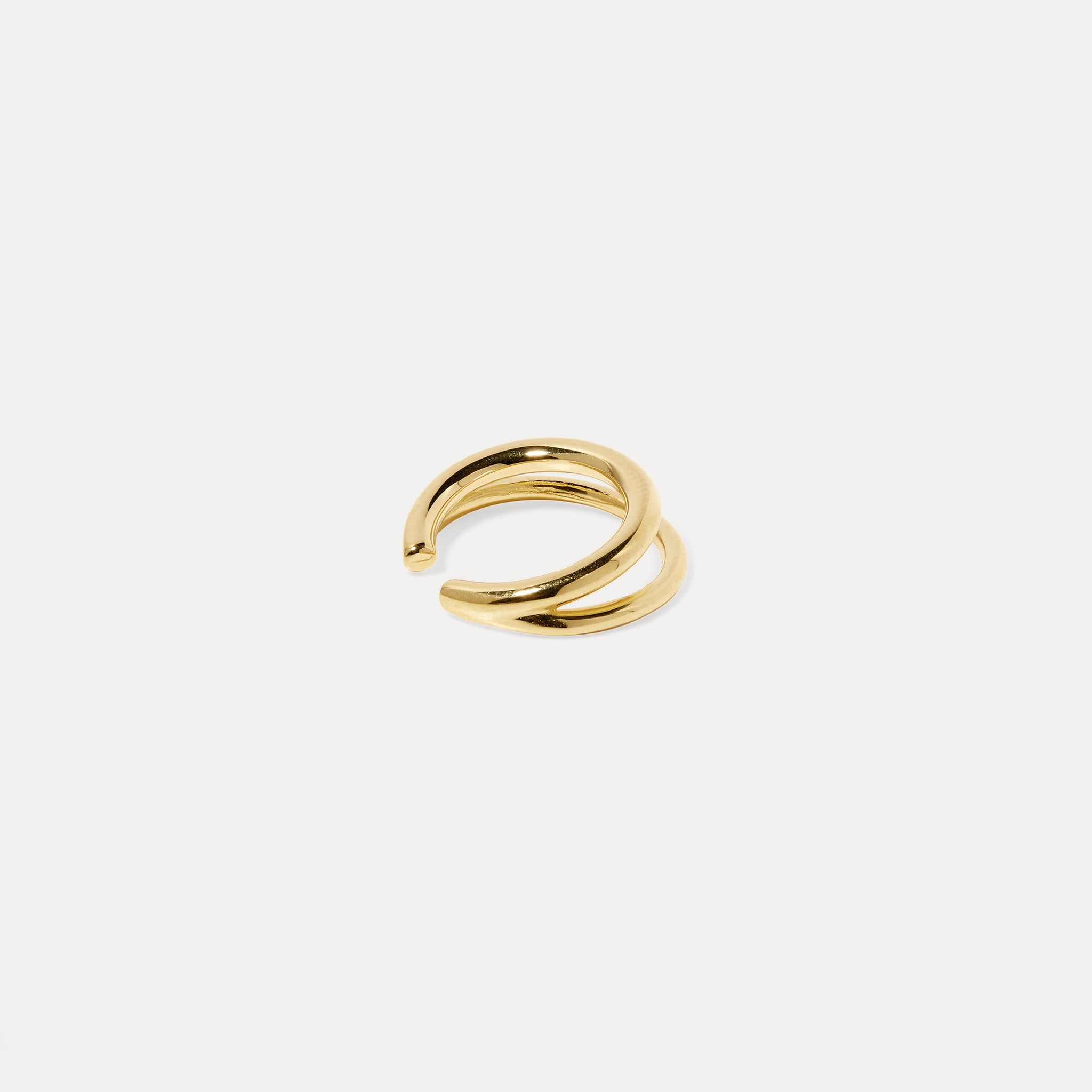 Duo Ear Cuff 14k Massivgold