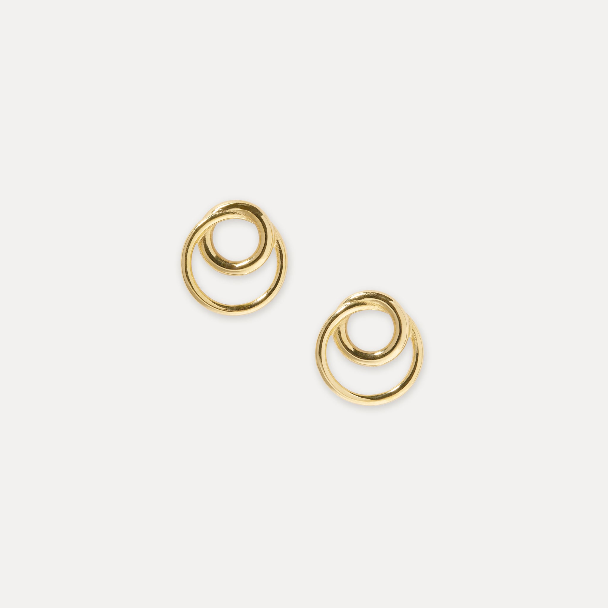 Duo Ohrstecker 14k Massivgold