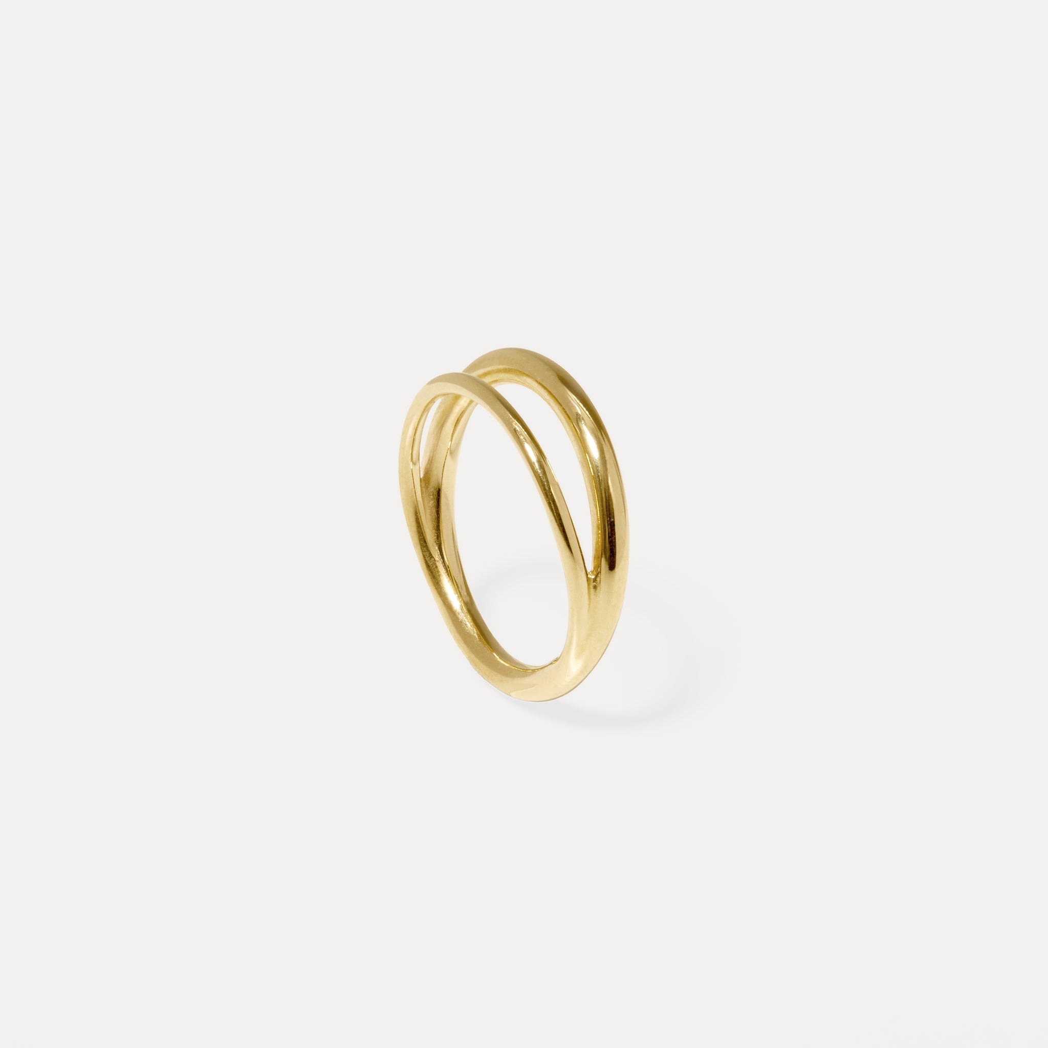 Duo Ring 14k Massivgold