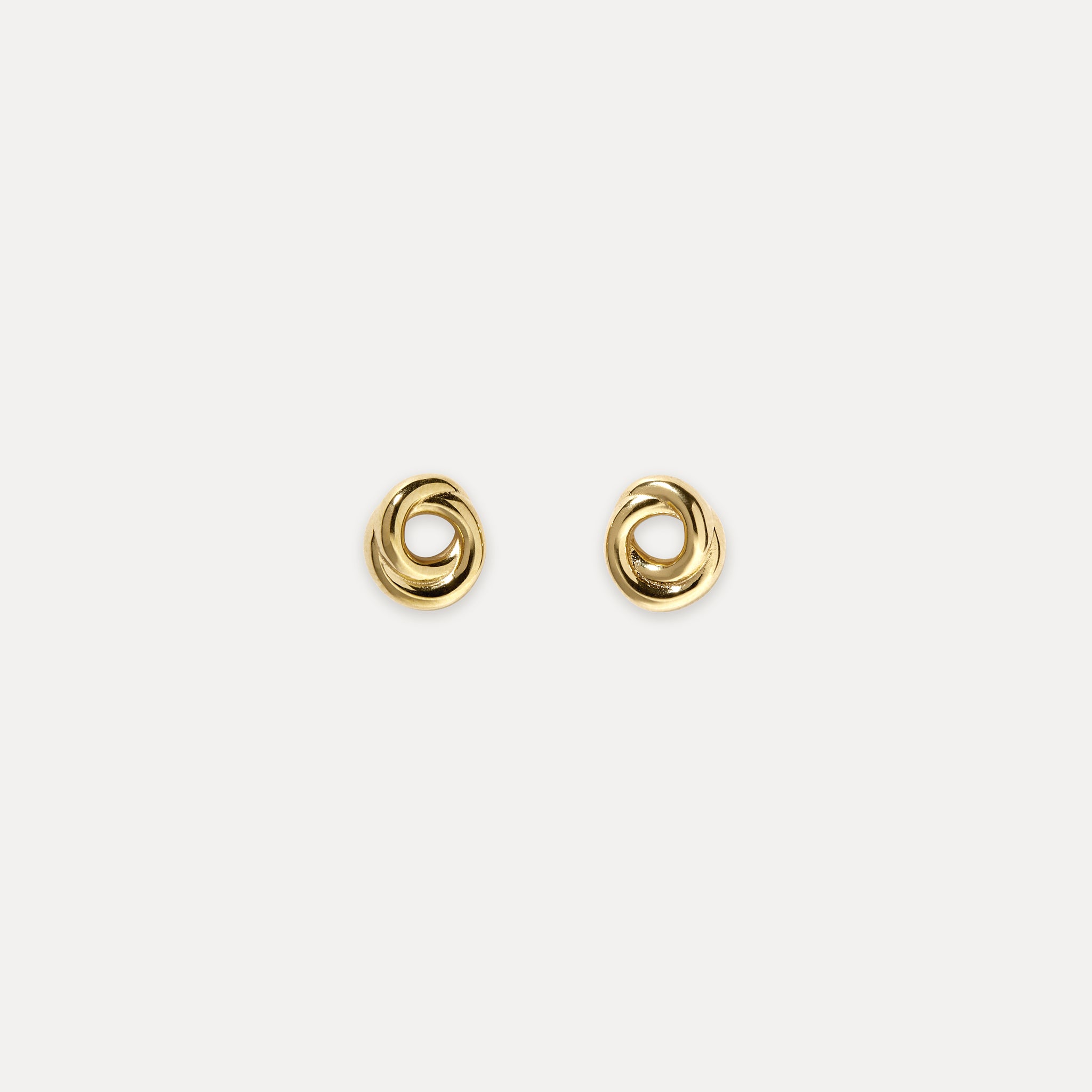 Duo Small Ohrstecker Ohrringe | 585 Gold