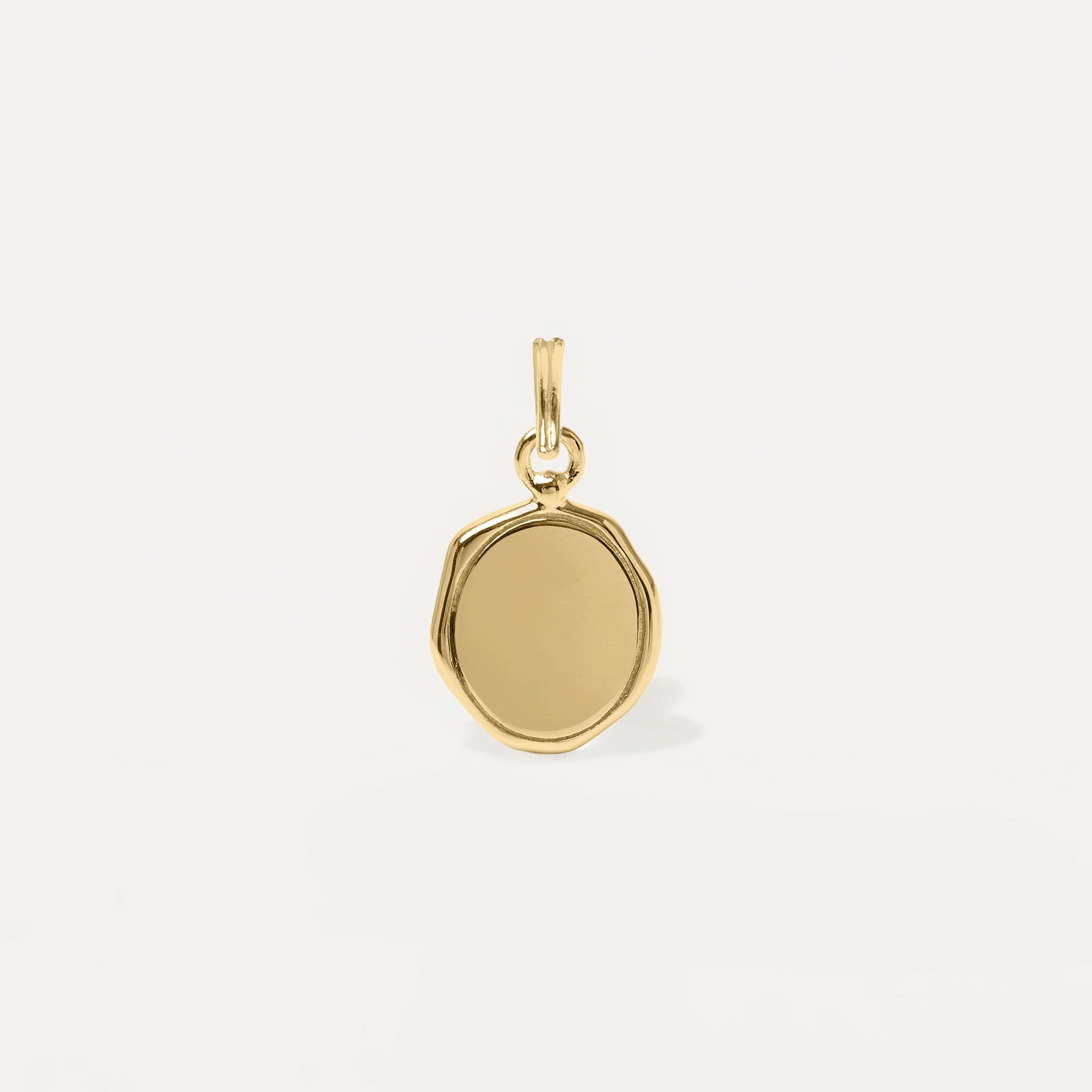 Engravable Seal Kette | 585 Gold
