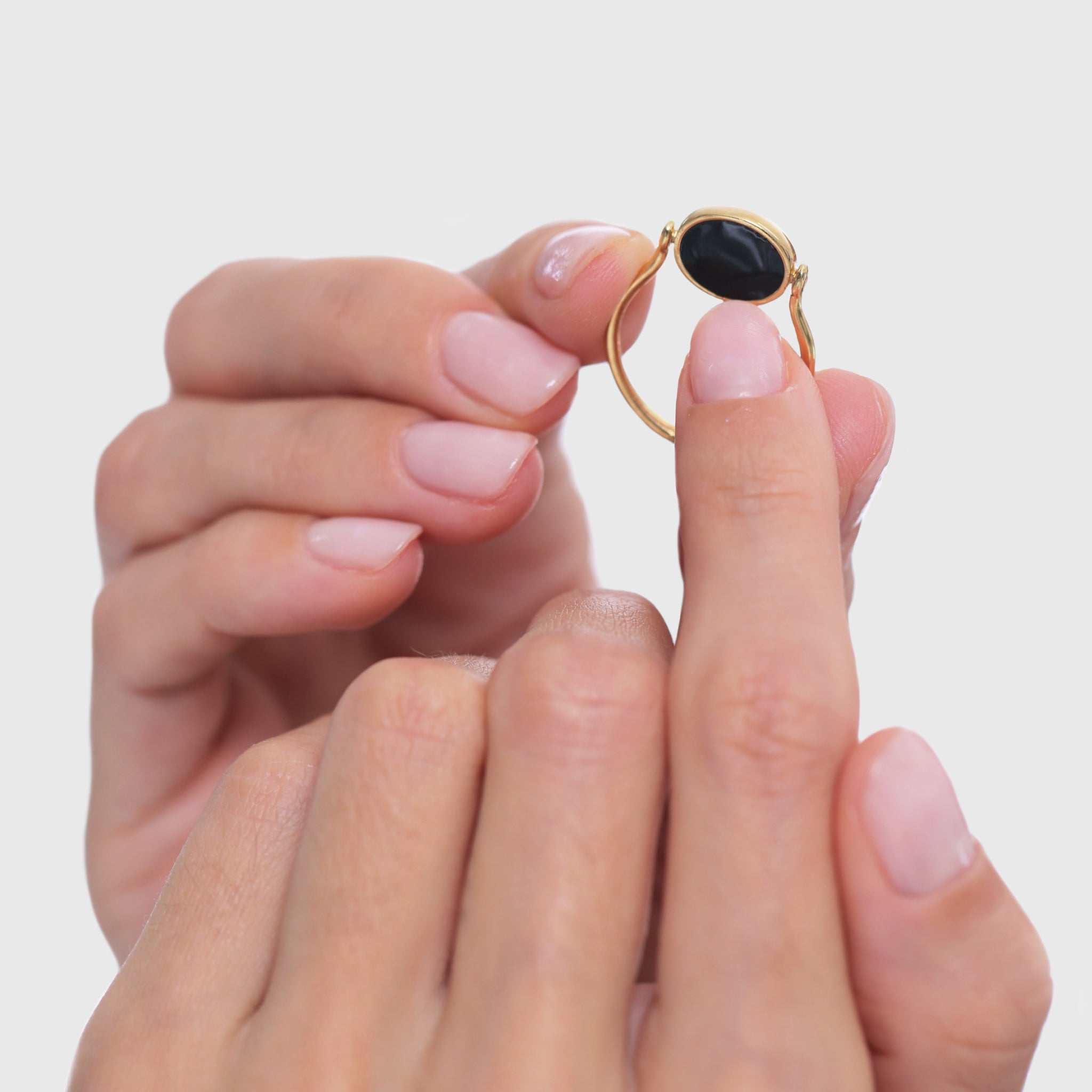 Supernova Engravable Flip Enamel Ring