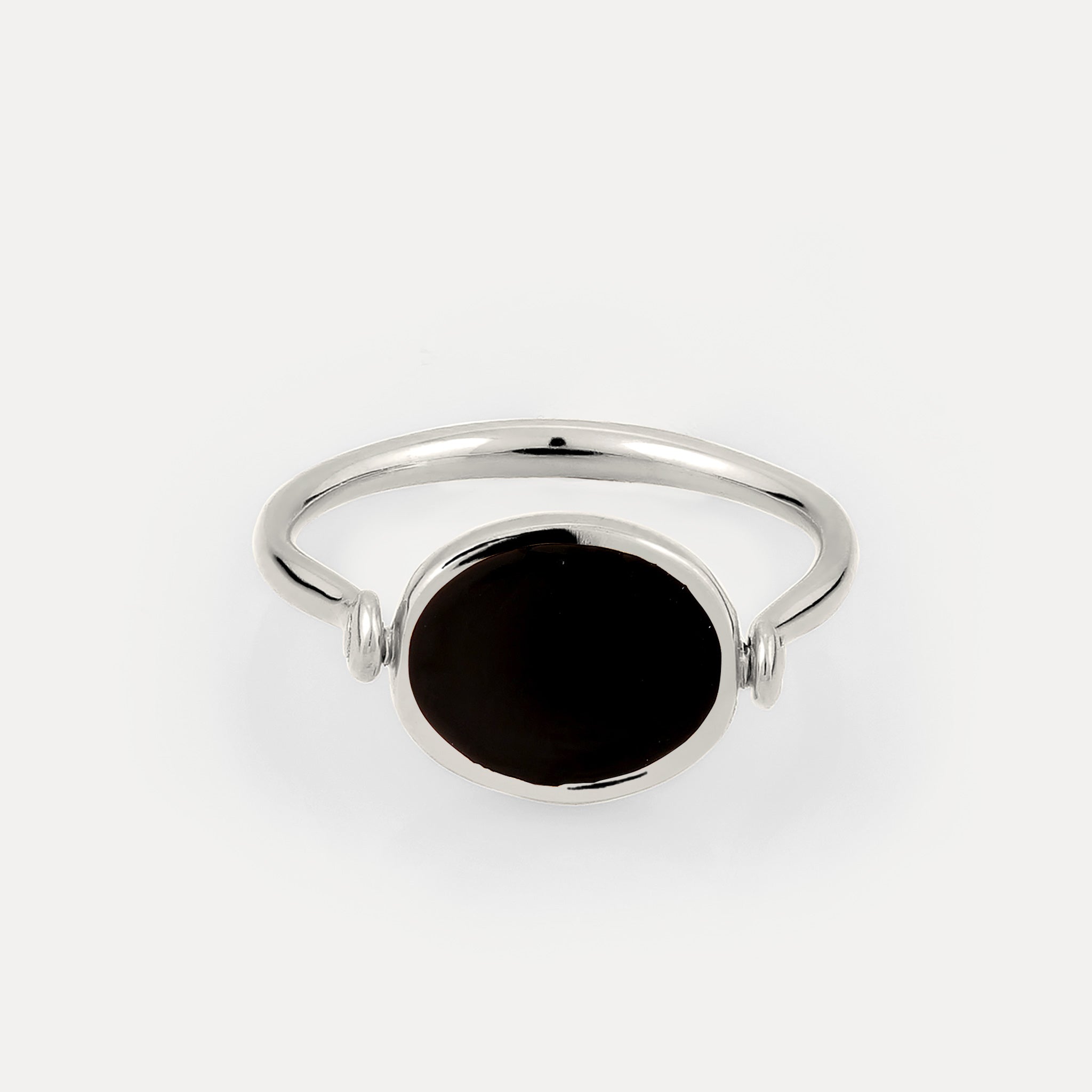 Supernova Engravable Flip Enamel Ring