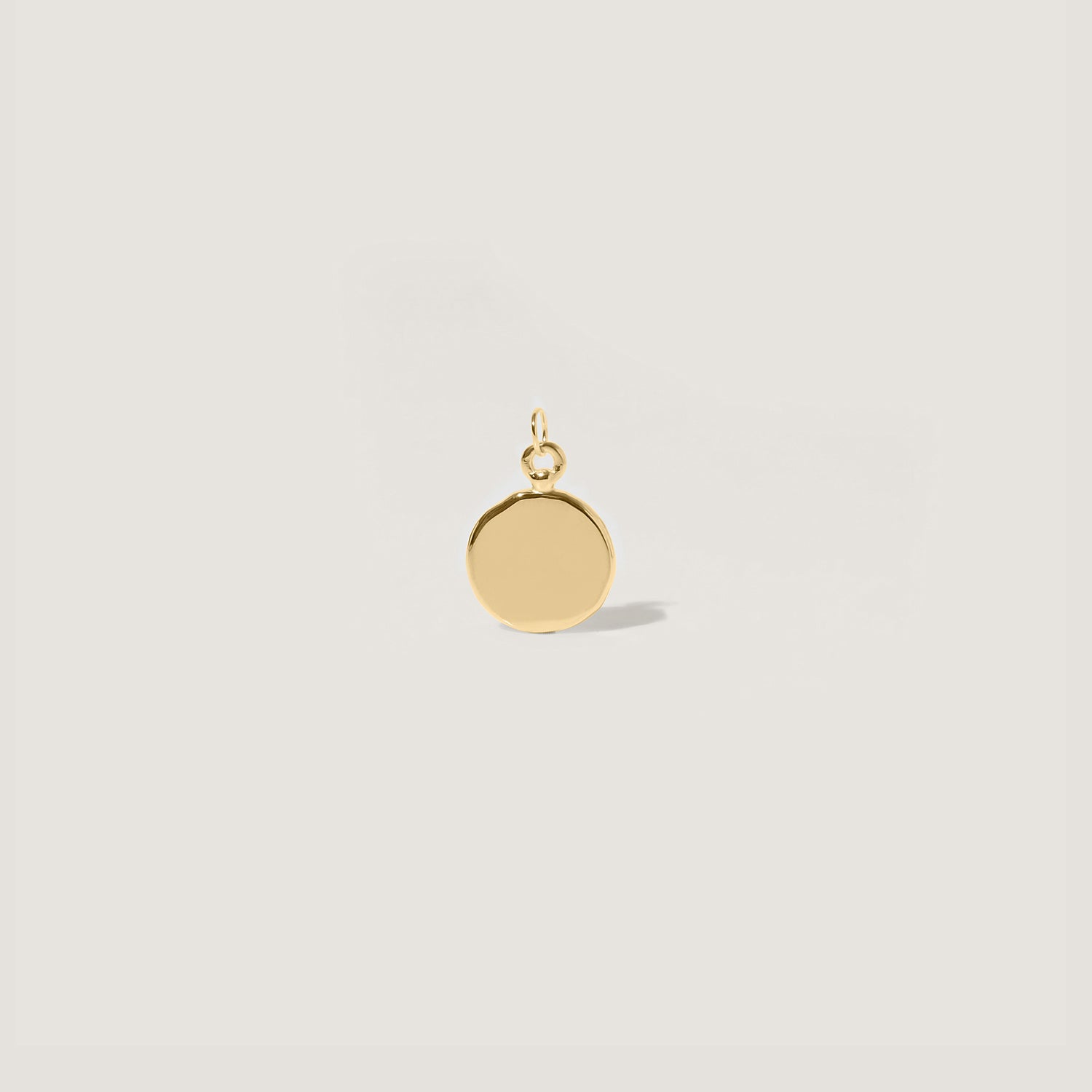 Fluid Medallion Anhänger | 585 Gold - Hochglanz