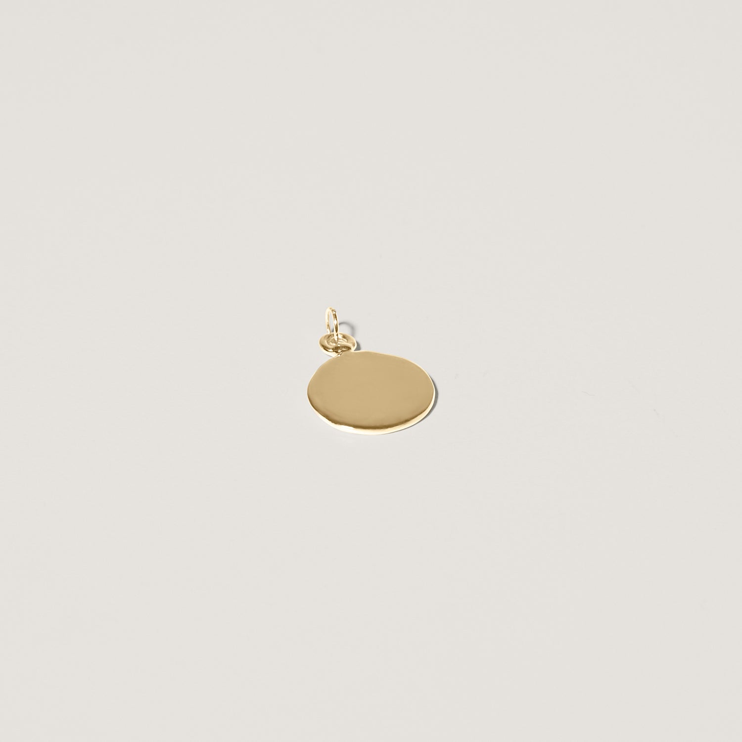 Fluid Medallion Anhänger | 585 Gold - Hochglanz