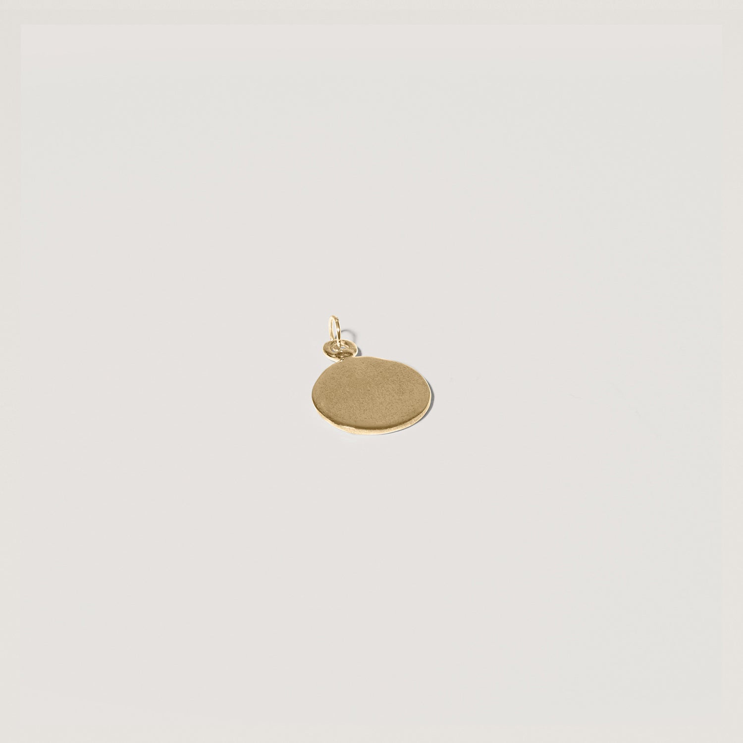 Fluid Medallion Anhänger | 585 Gold - Matt