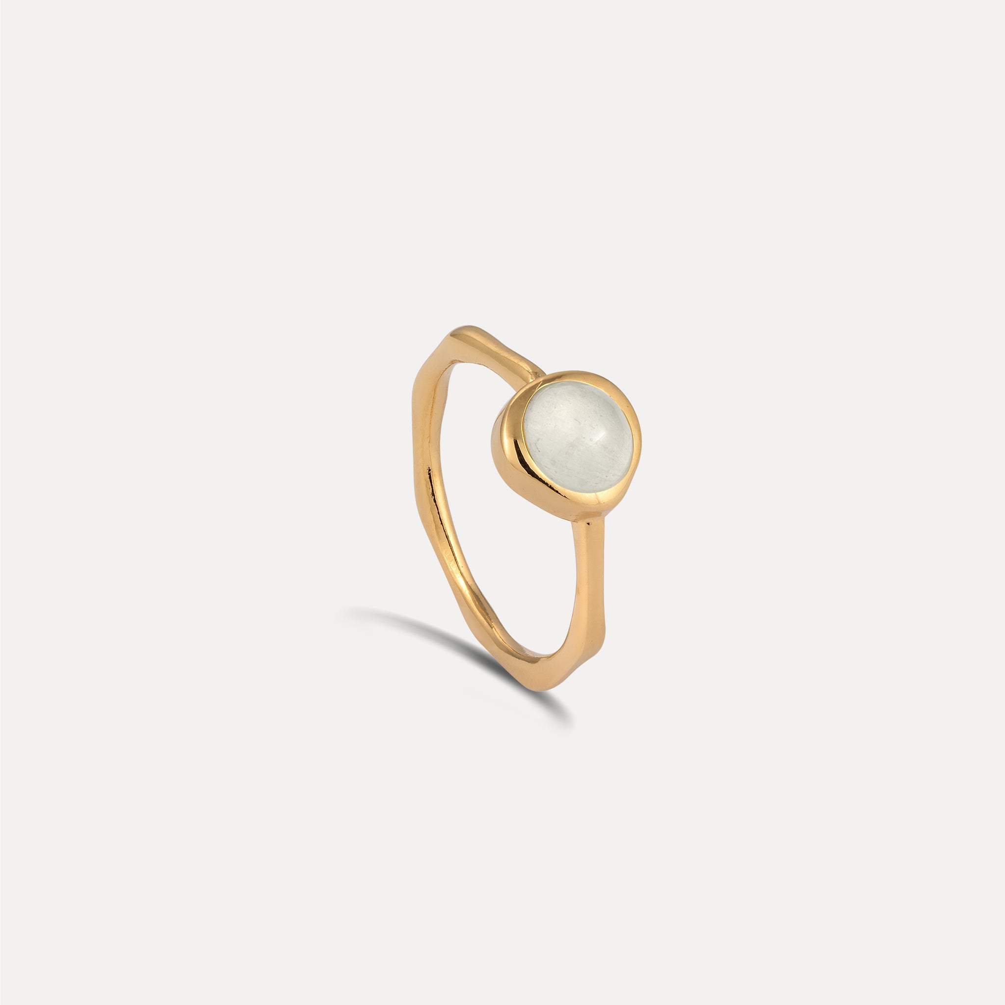 Zodiac Birthstone Ring 24k Gold Vermeil - Hochglanz