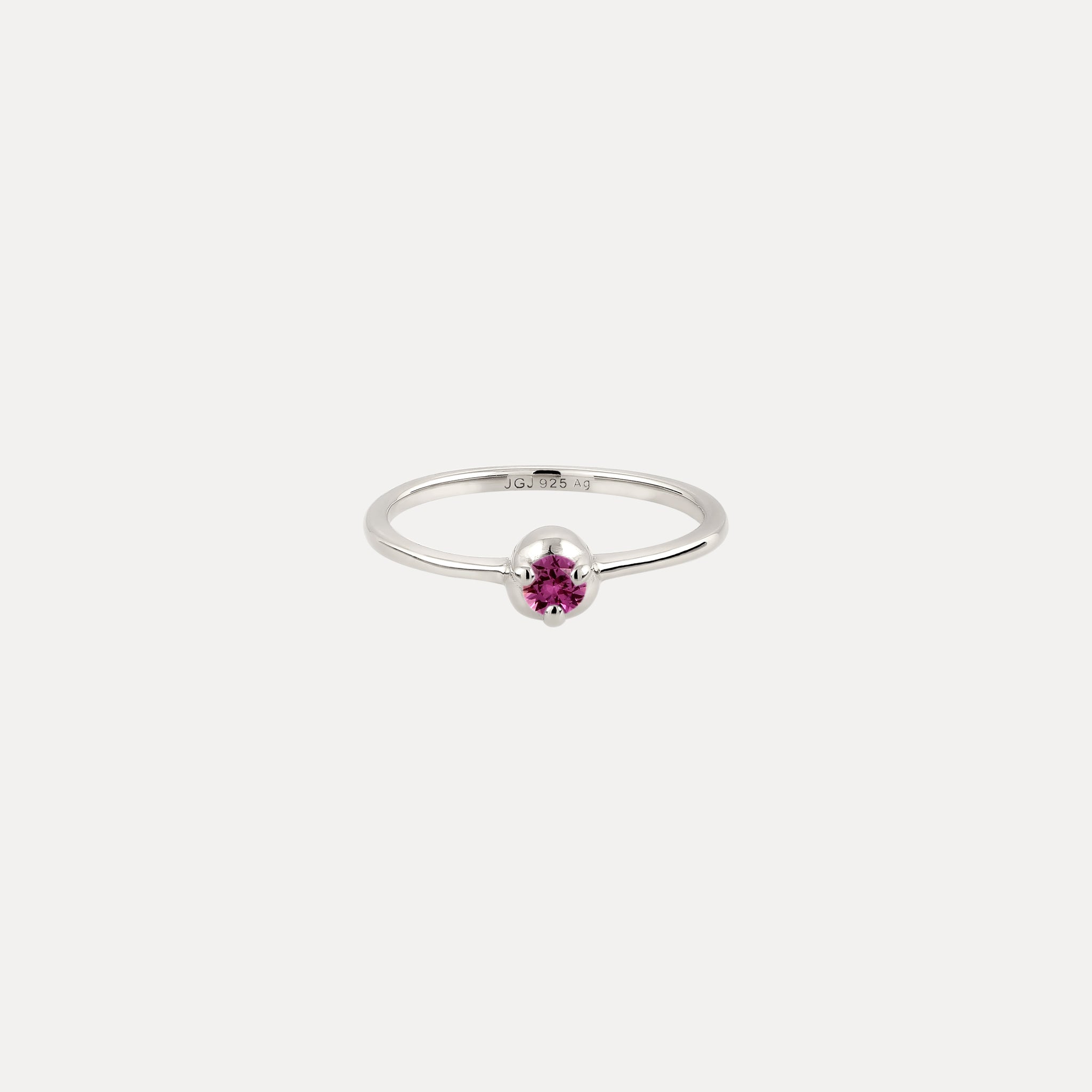 Mini Birthstone Ring 925 Silber