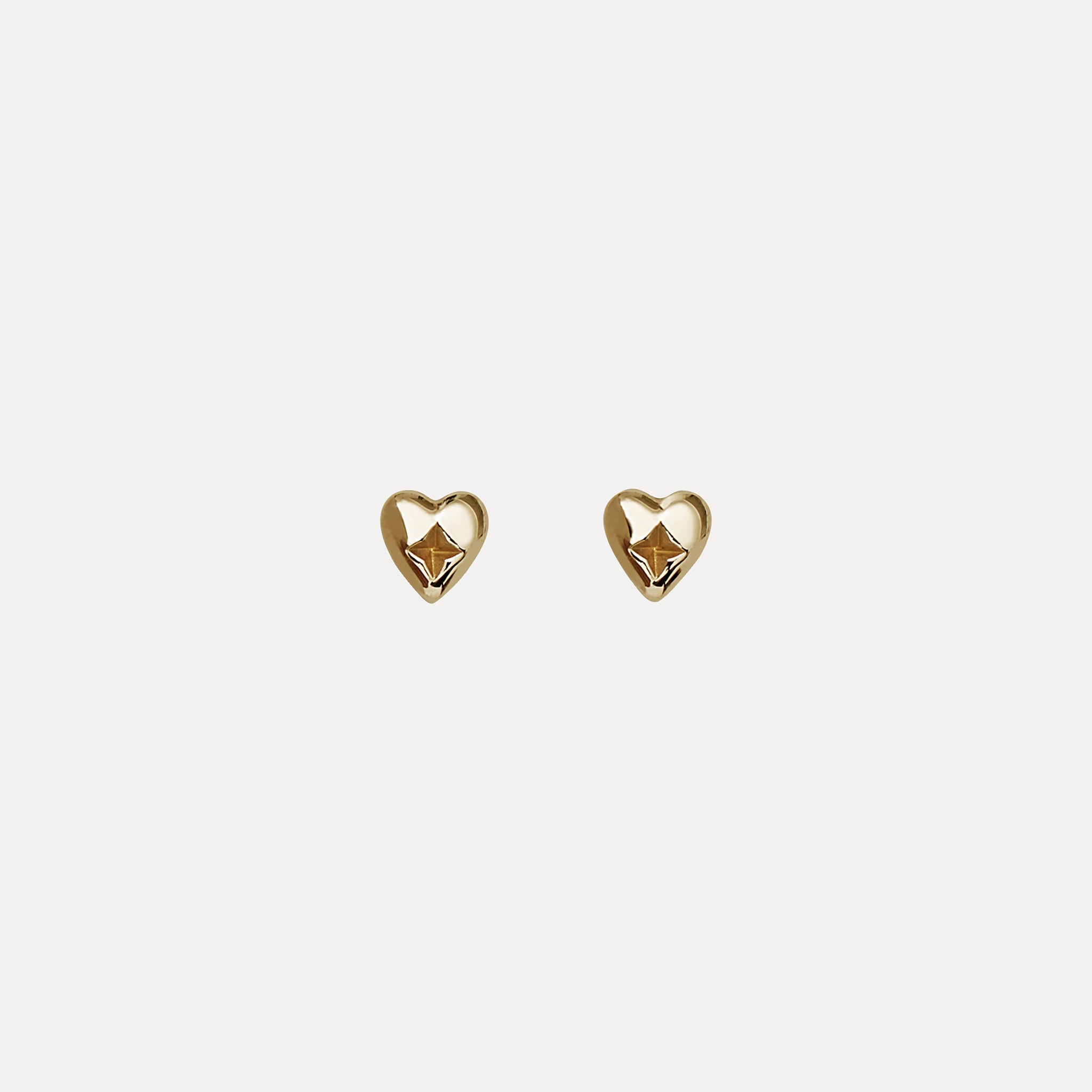 Heart Ohrstecker Ohrringe | 585 Gold
