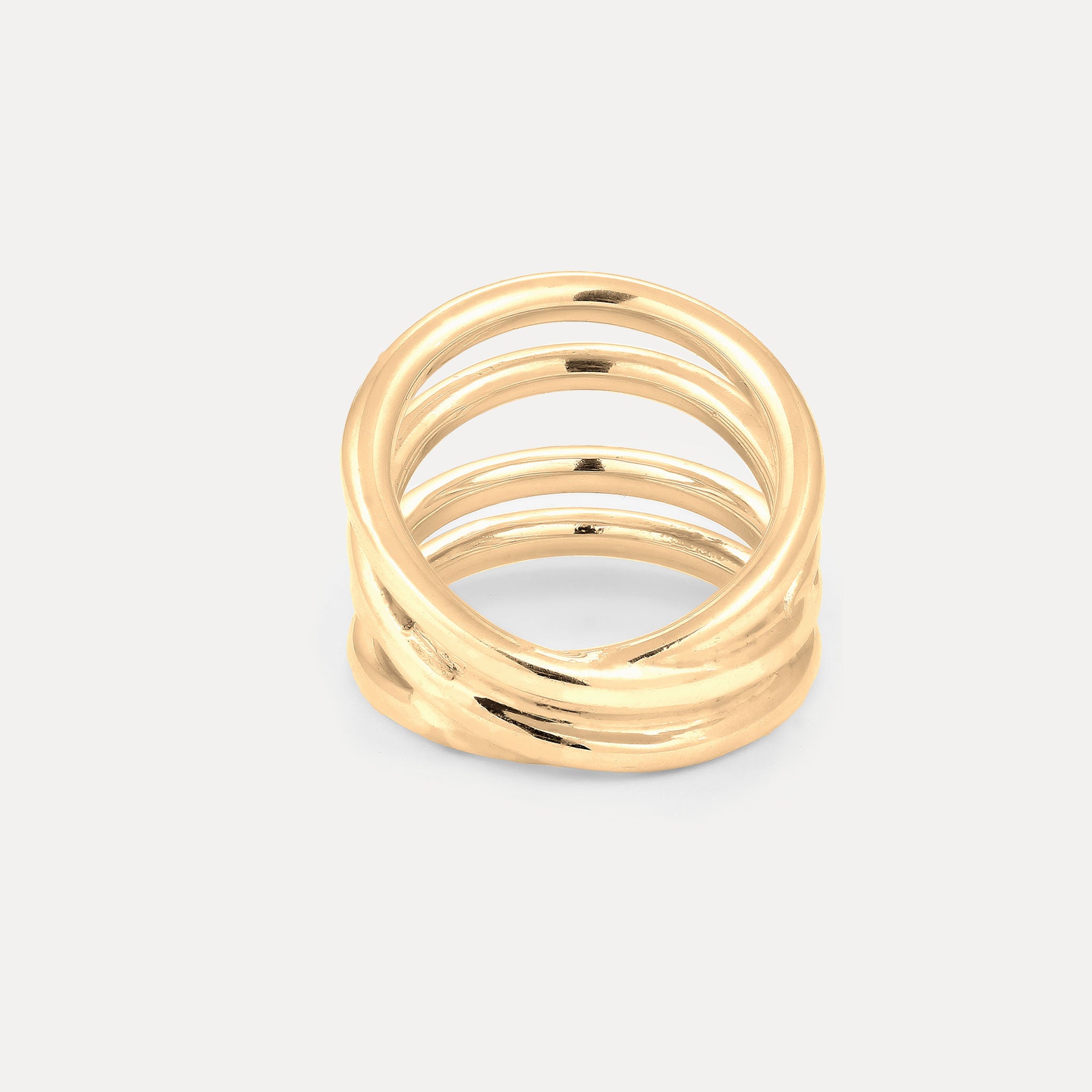 Hypnotic Loop Ring | 585 Gold