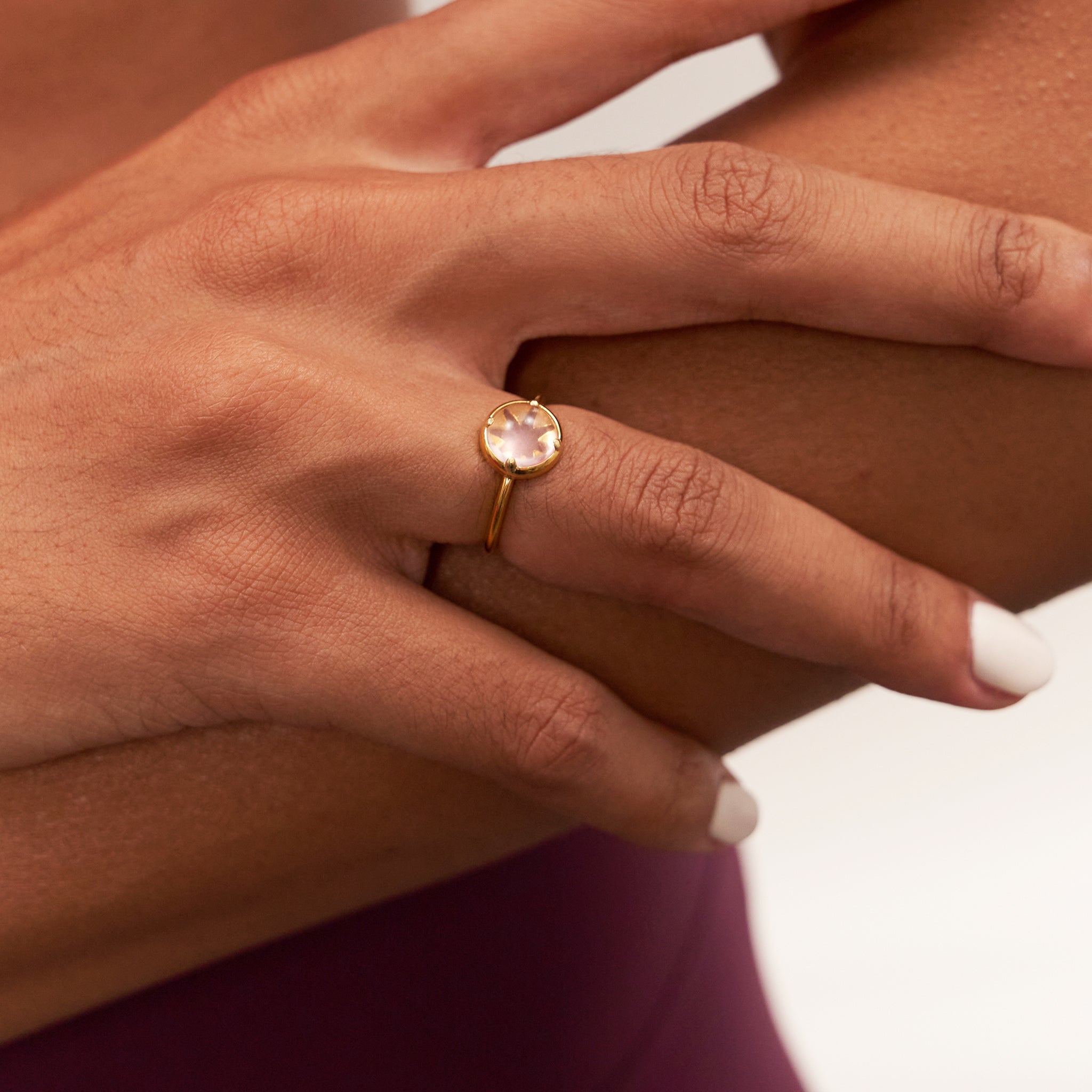 Rosenquarz Instants of Love Ring
