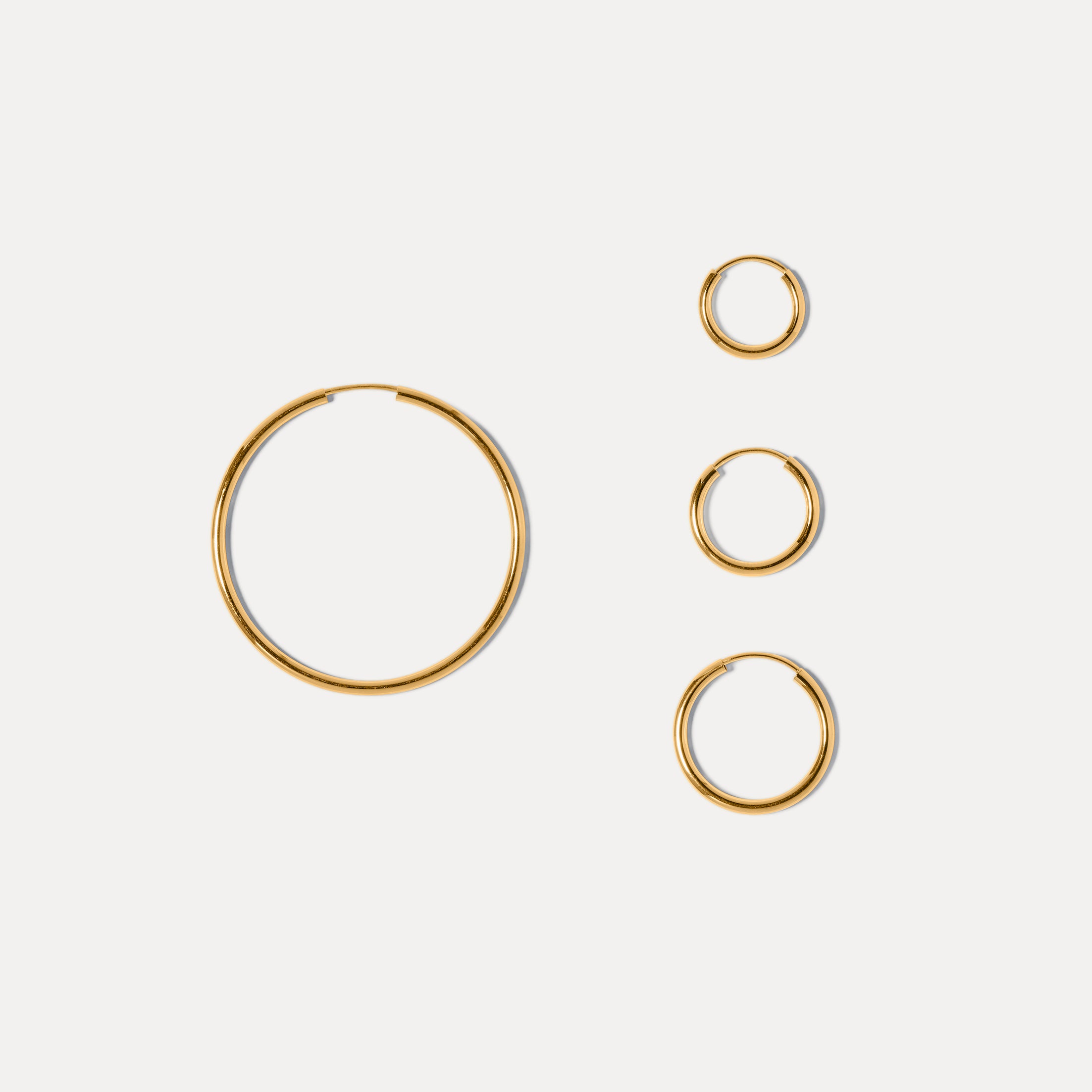 Basic Creolen Ohrringe - Single