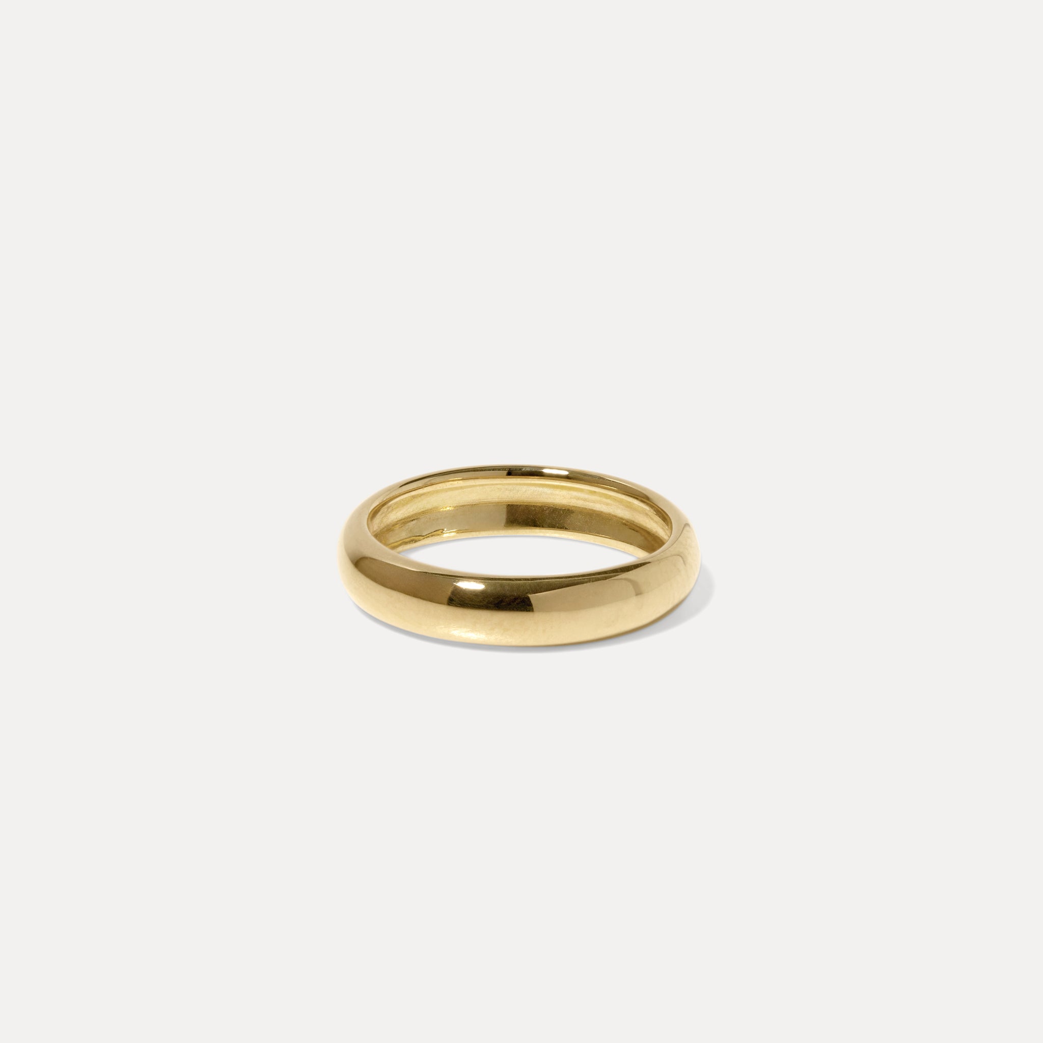 Mom Wedding Band Ring 14k Massivgold