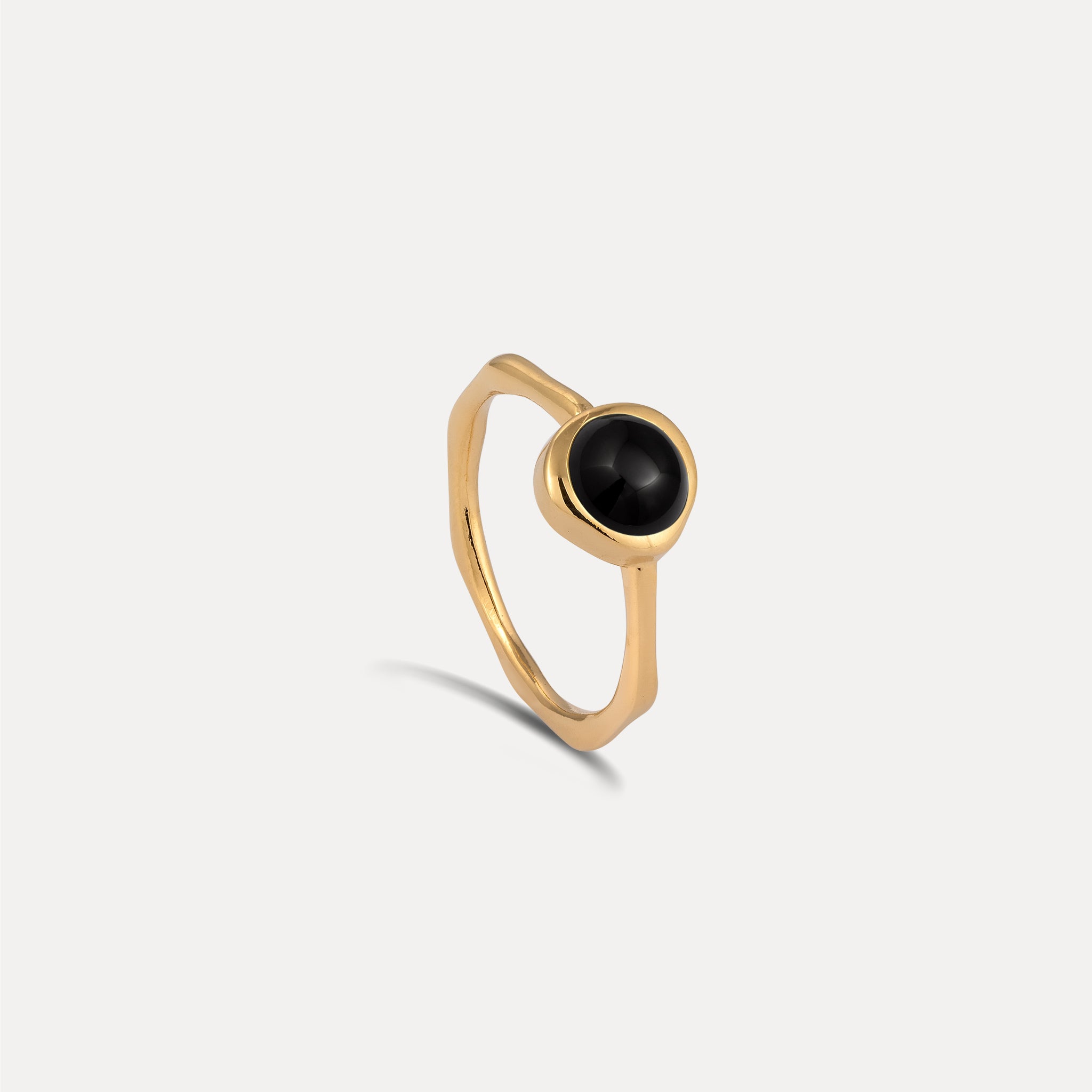 Zodiac Birthstone Ring 24k Gold Vermeil - Hochglanz