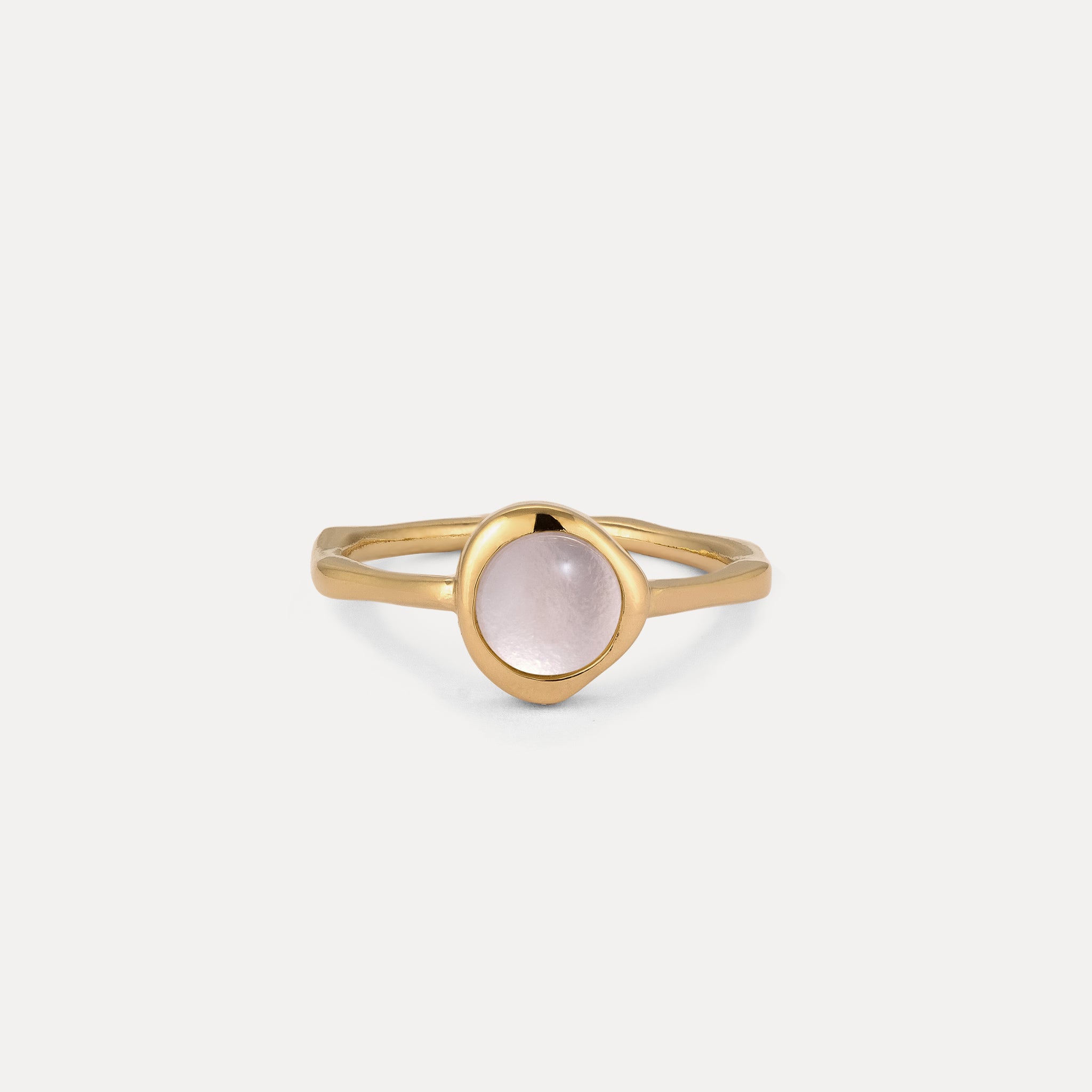 Zodiac Birthstone Ring 24k Gold Vermeil - Hochglanz