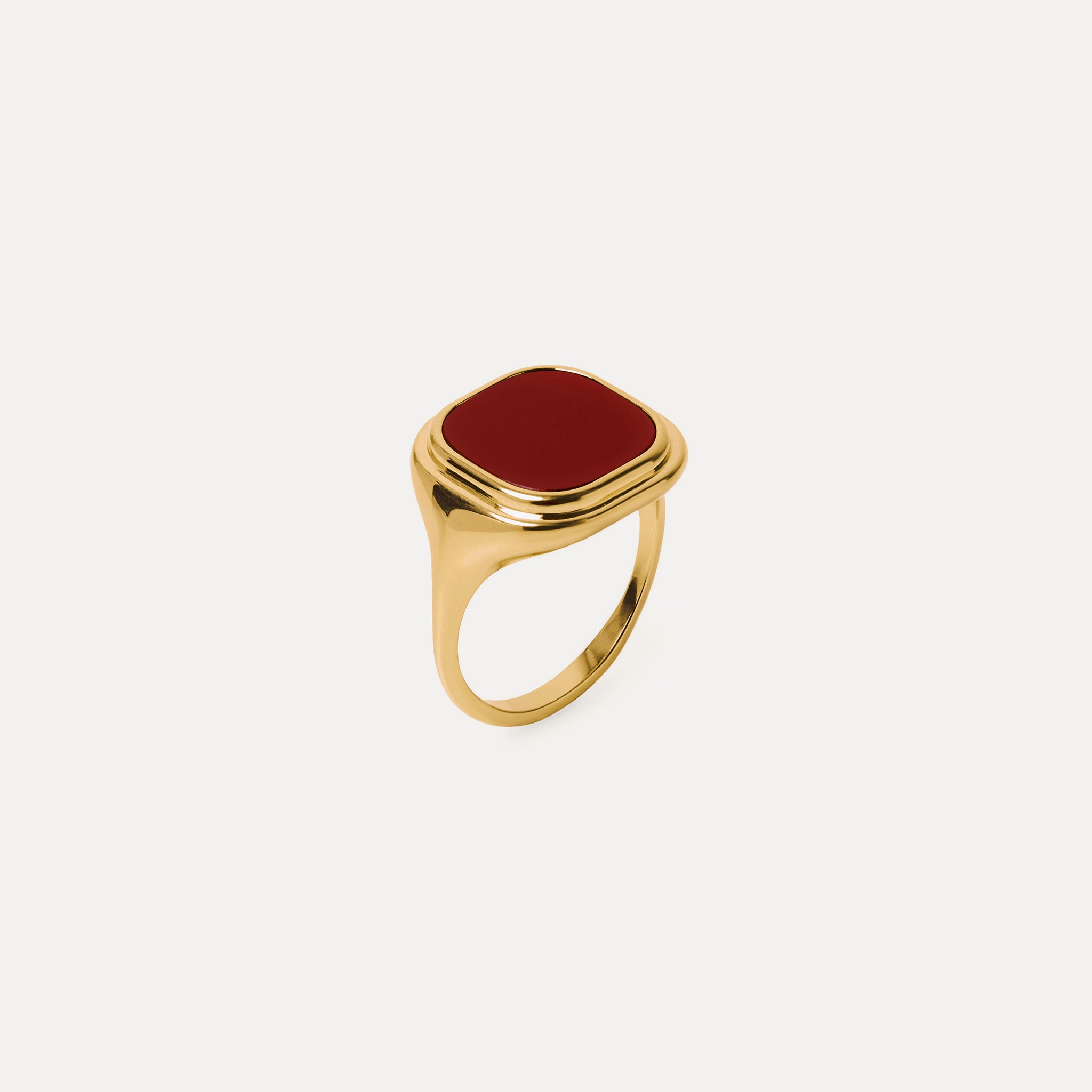 Manhattan Cocktail Ring Achat Rot