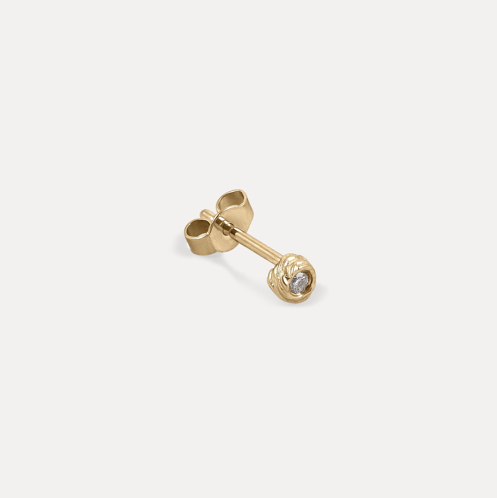 Diamant Mater Ohrstecker Ohrringe - Single | 585 Gold