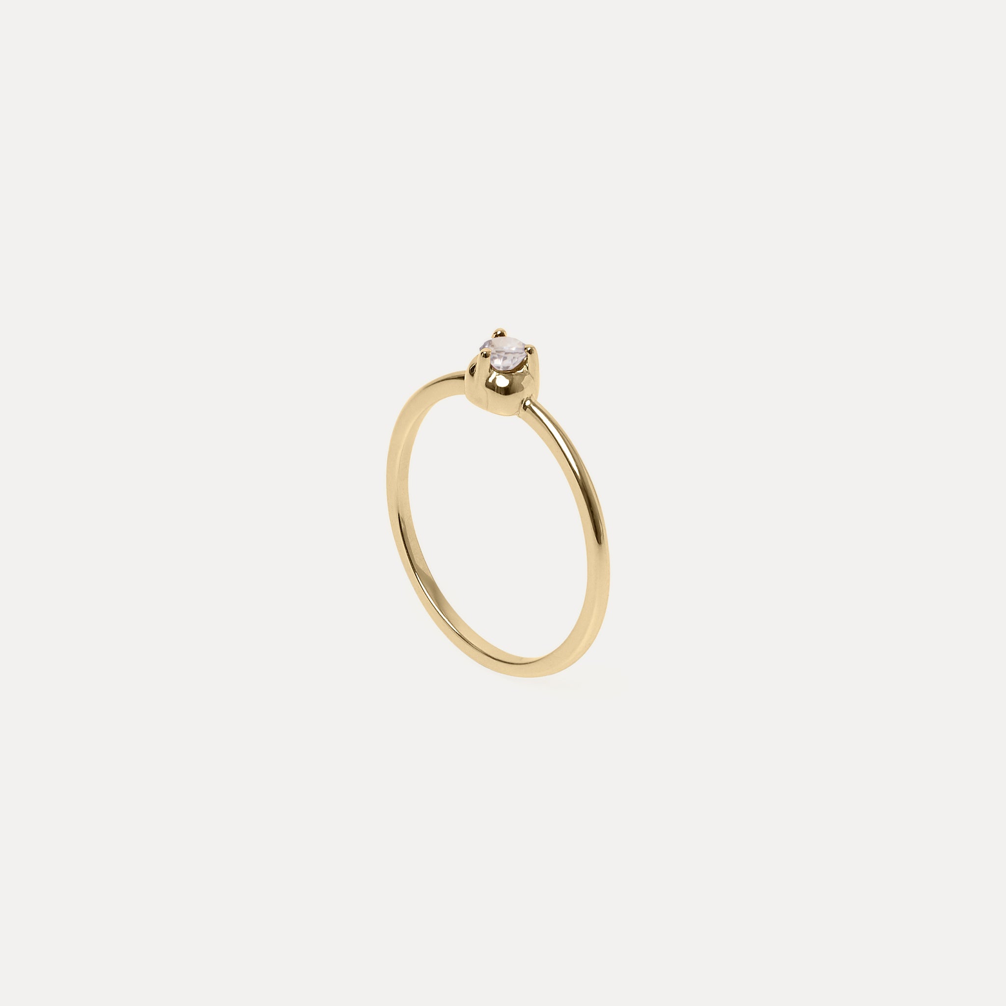 Mini Birthstone Ring | 585 Gold