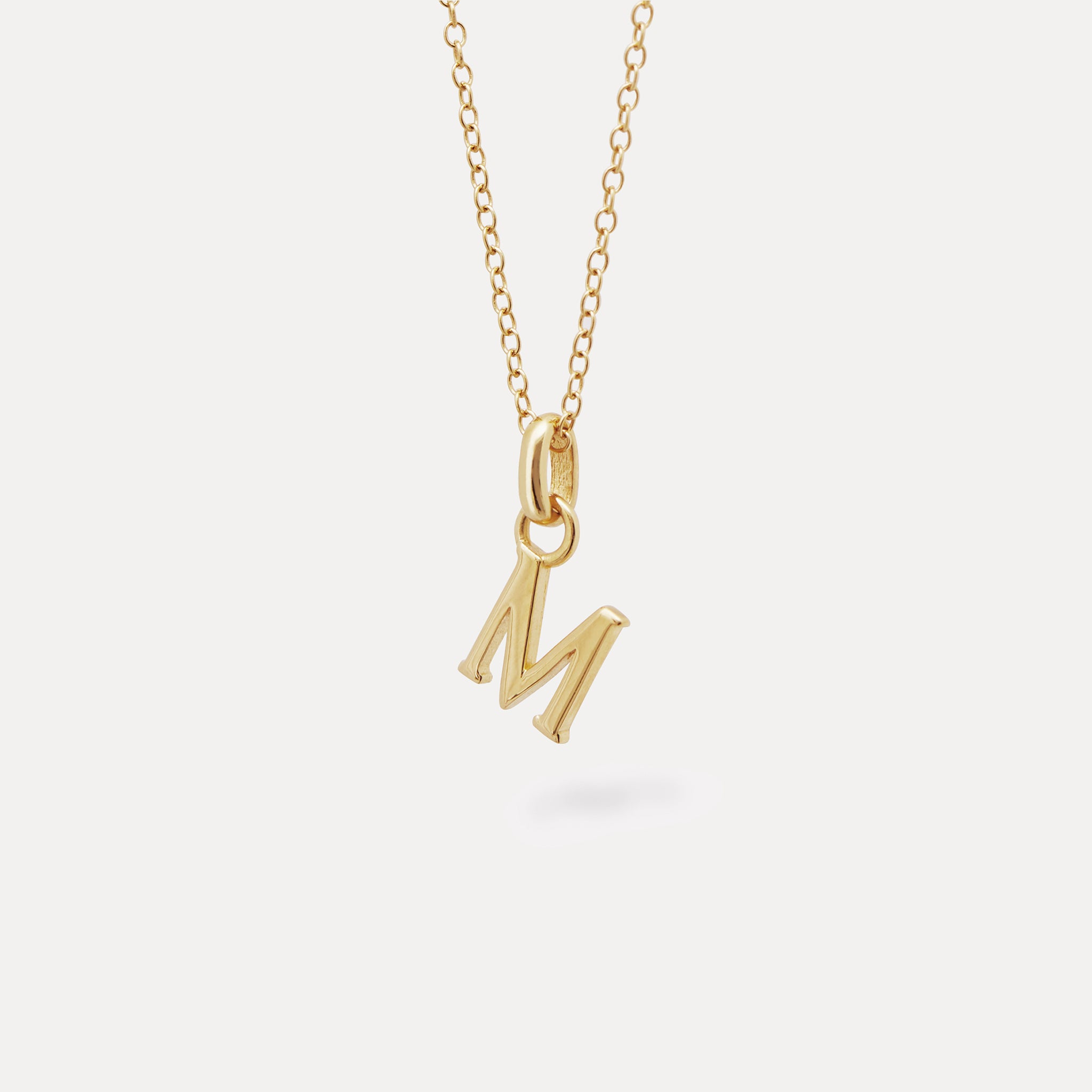 Mini Initial Kette | 585 Gold