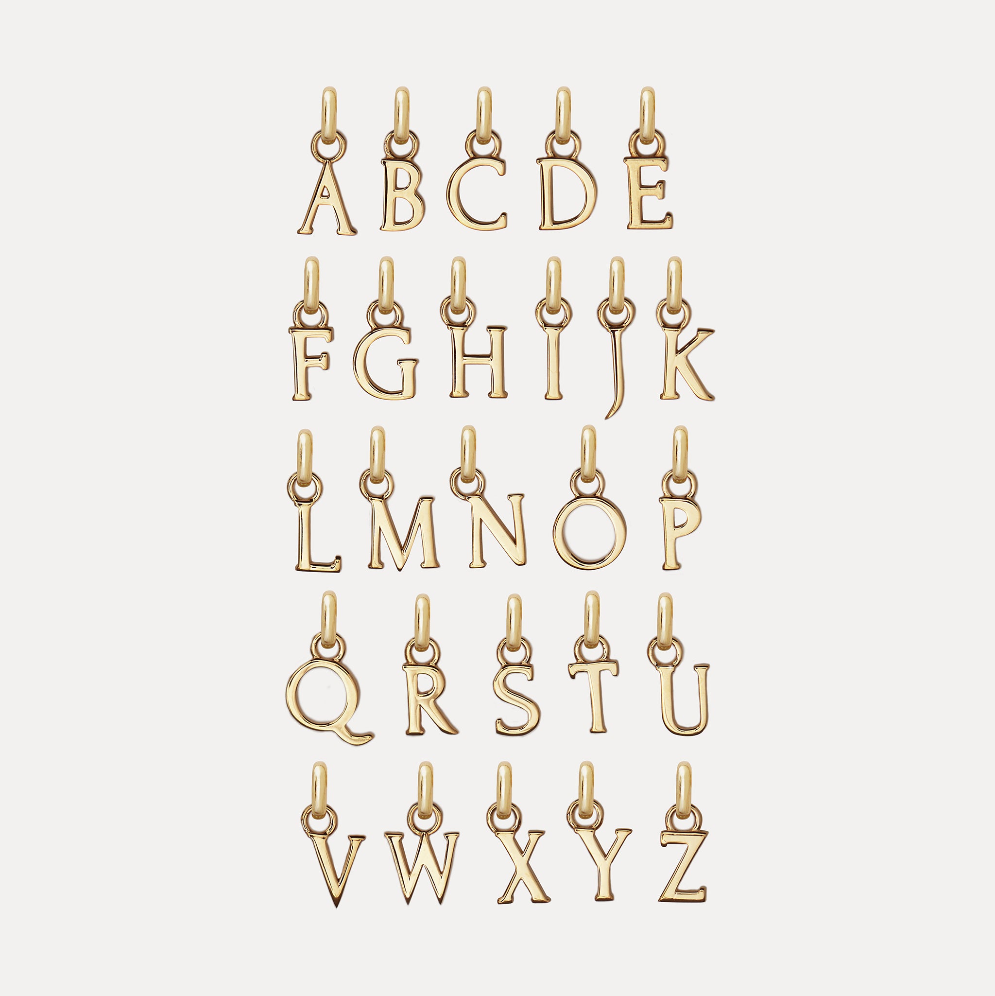 Mini Initial Kette | 585 Gold