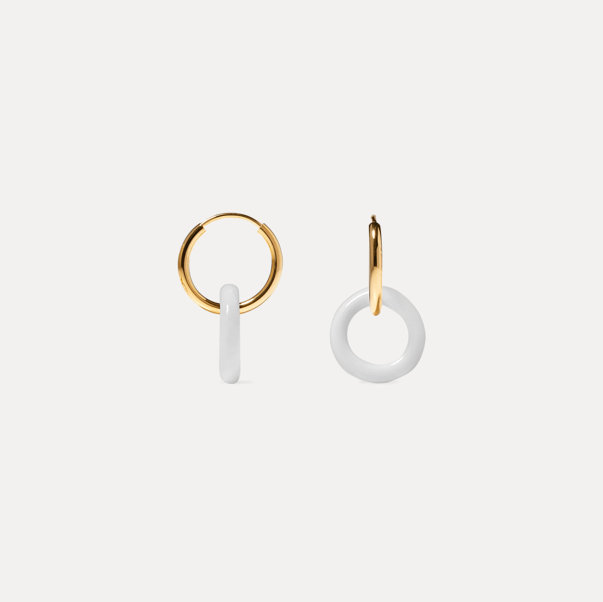 Anello Murano Glas Weiß - Single