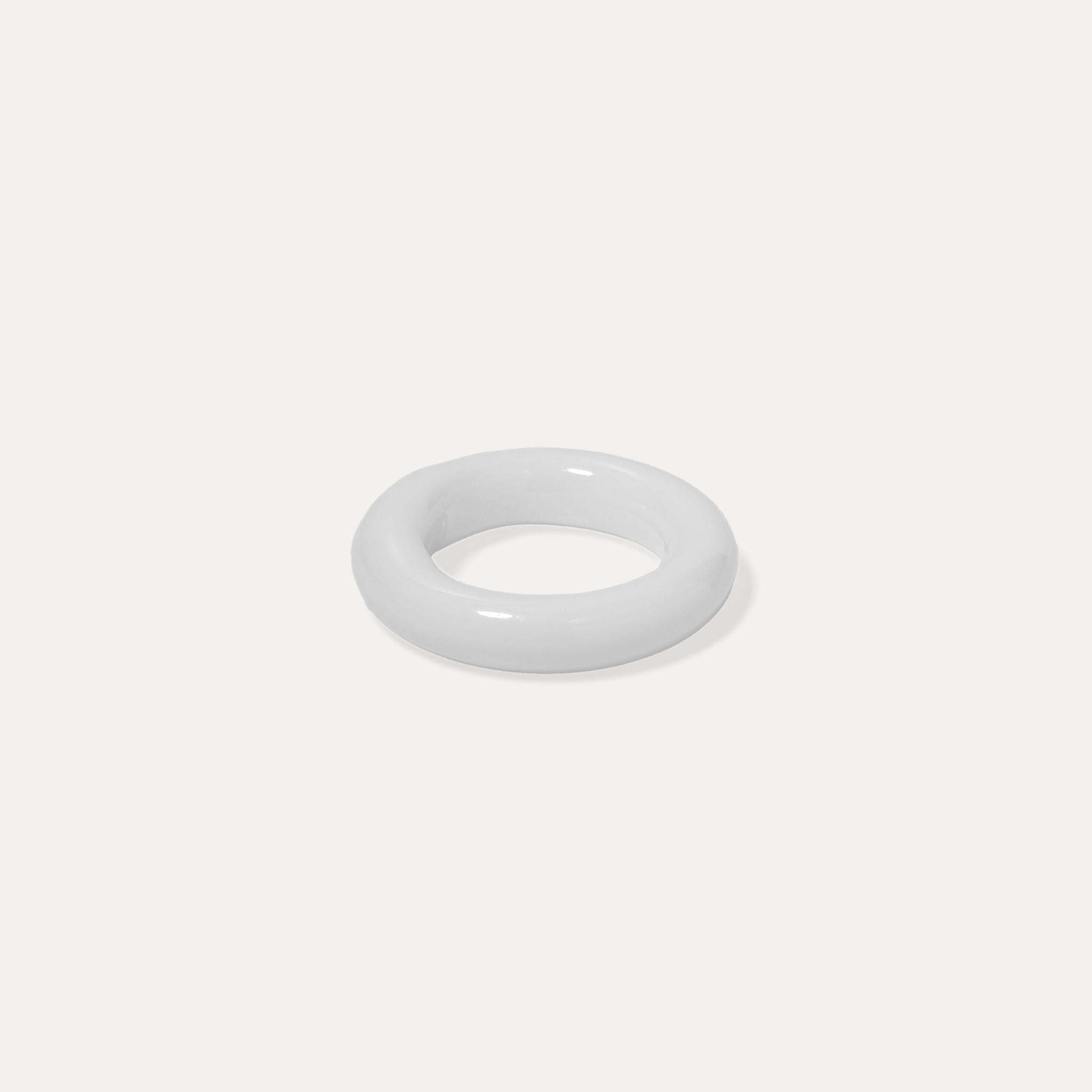 Anello Murano Glas Weiß - Single