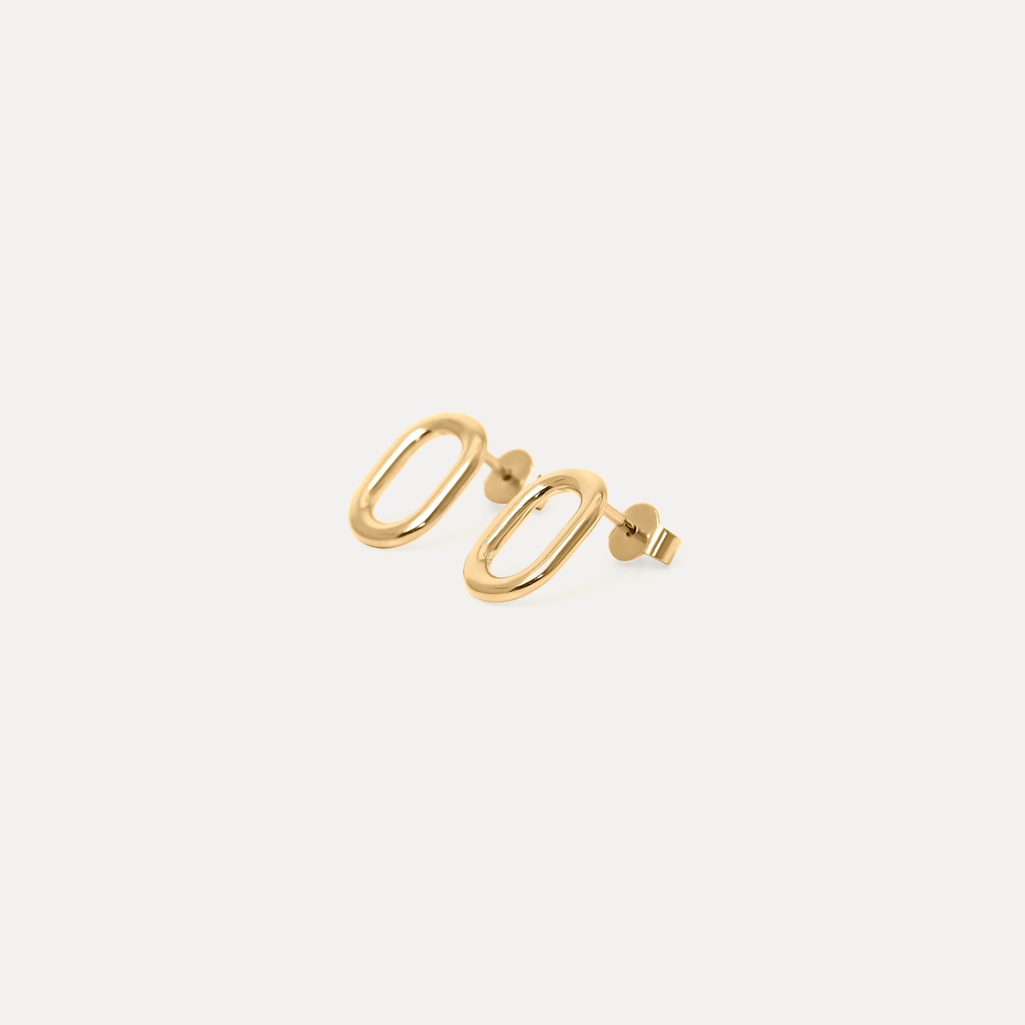 O Bold Ohrstecker 14k Massivgold