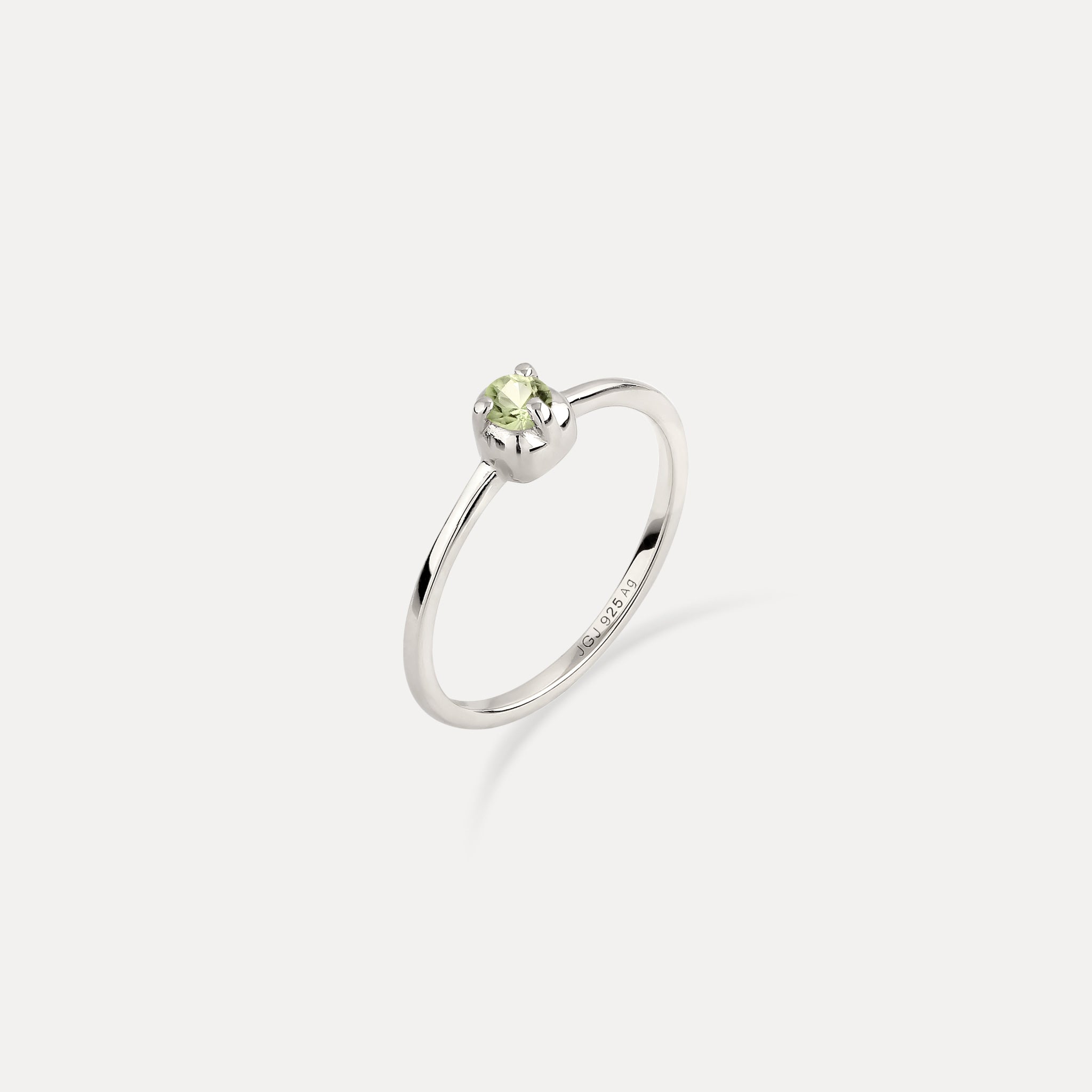 Mini Birthstone Ring 925 Silber