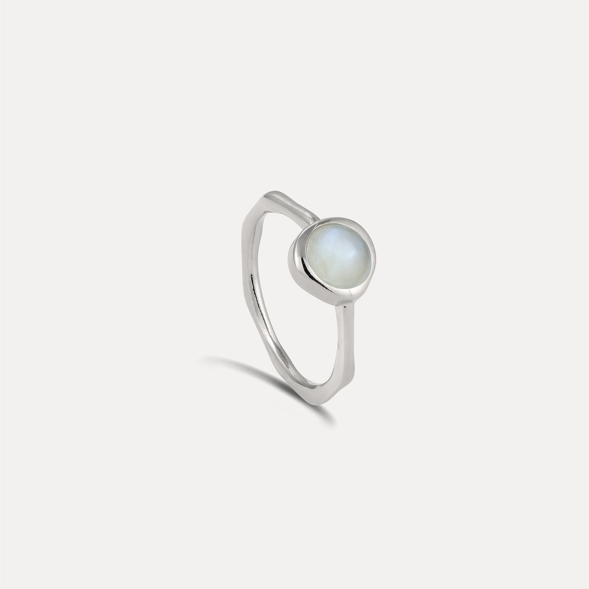 Zodiac Birthstone Ring 925 Silber - Hochglanz