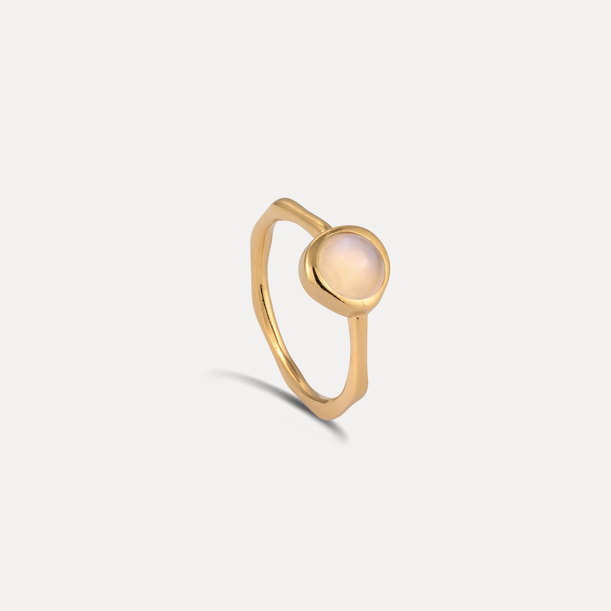 Zodiac Birthstone Ring 24k Gold Vermeil - Hochglanz