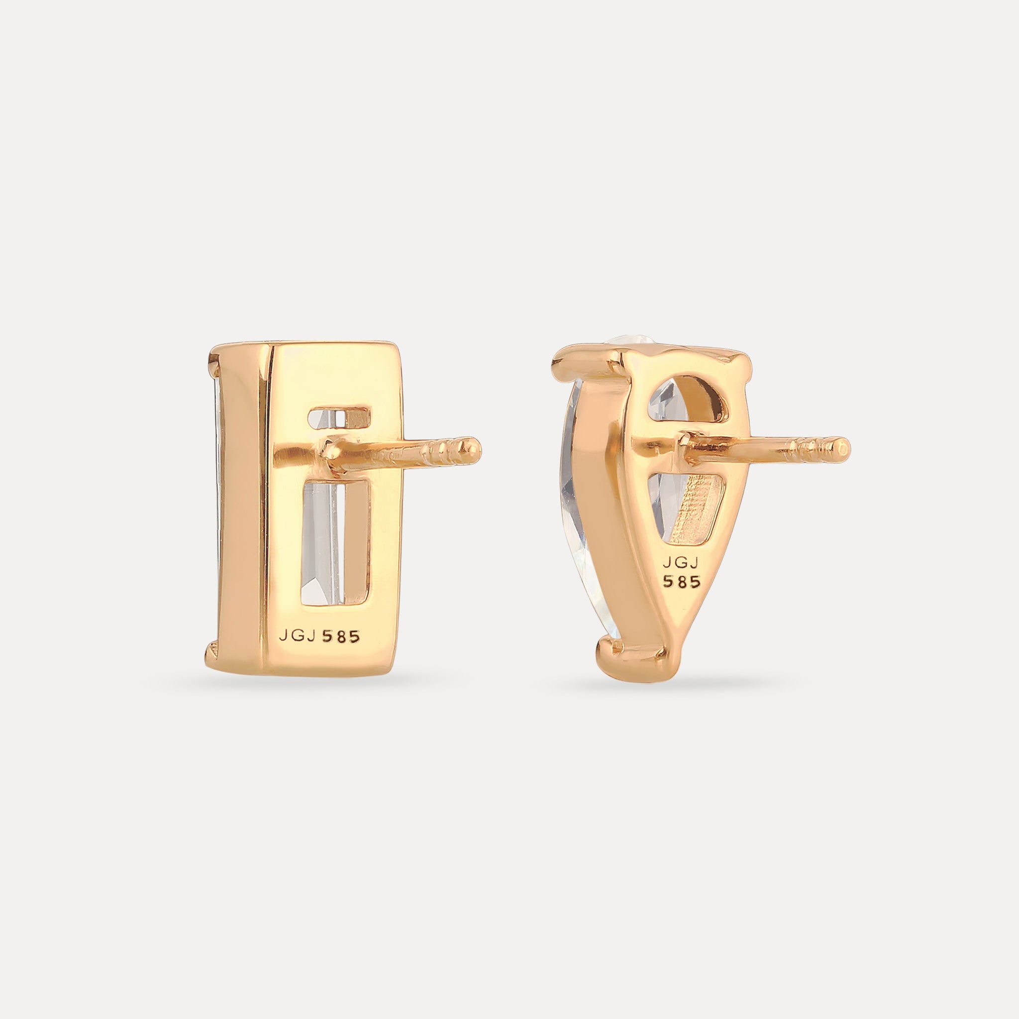 Beryll Balance Ohrstecker Ohrringe | 585 Gold