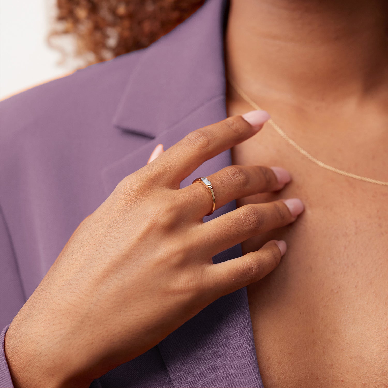 Aquamarin Retro Ring | 585 Gold