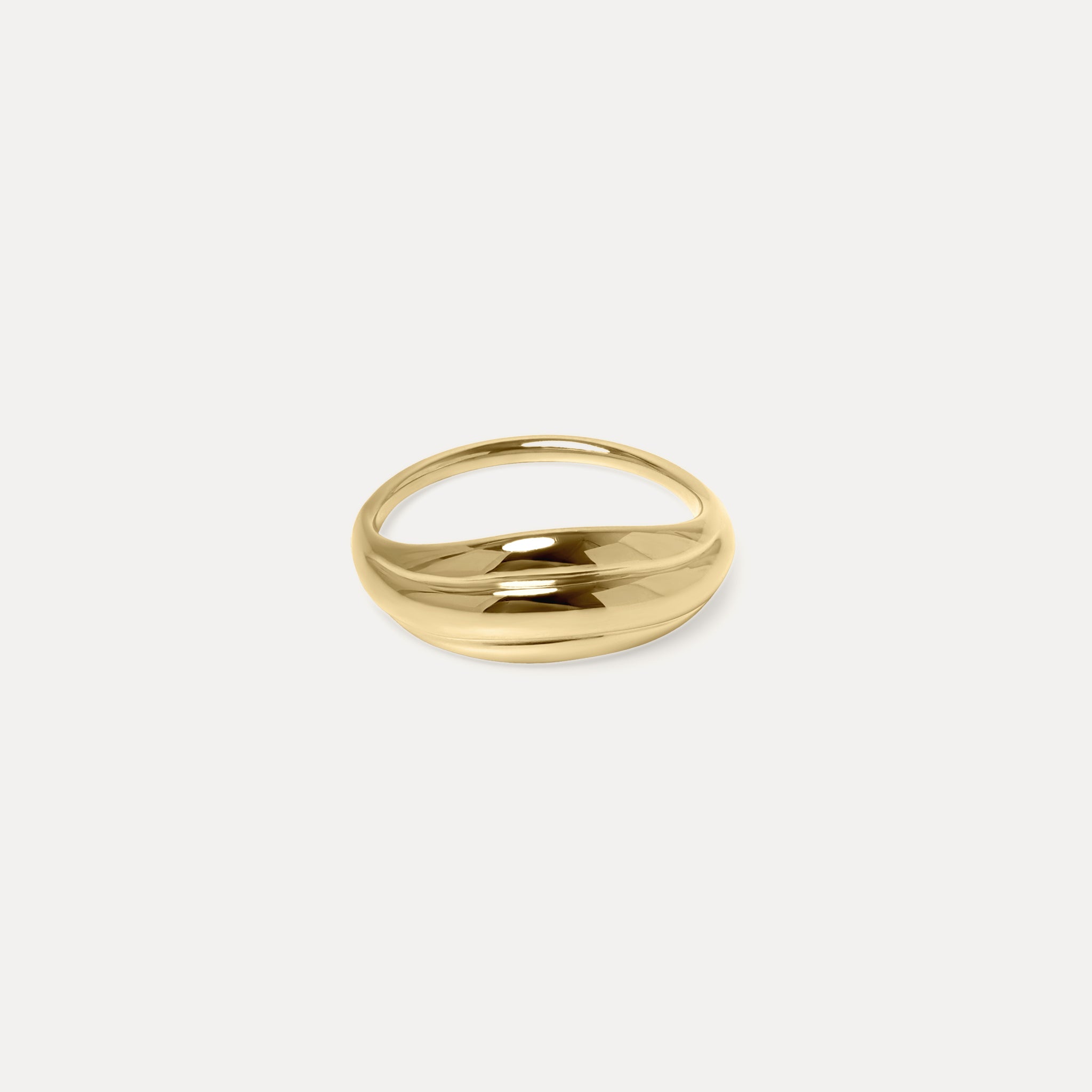 Rise Bombé Ring | 585 Gold