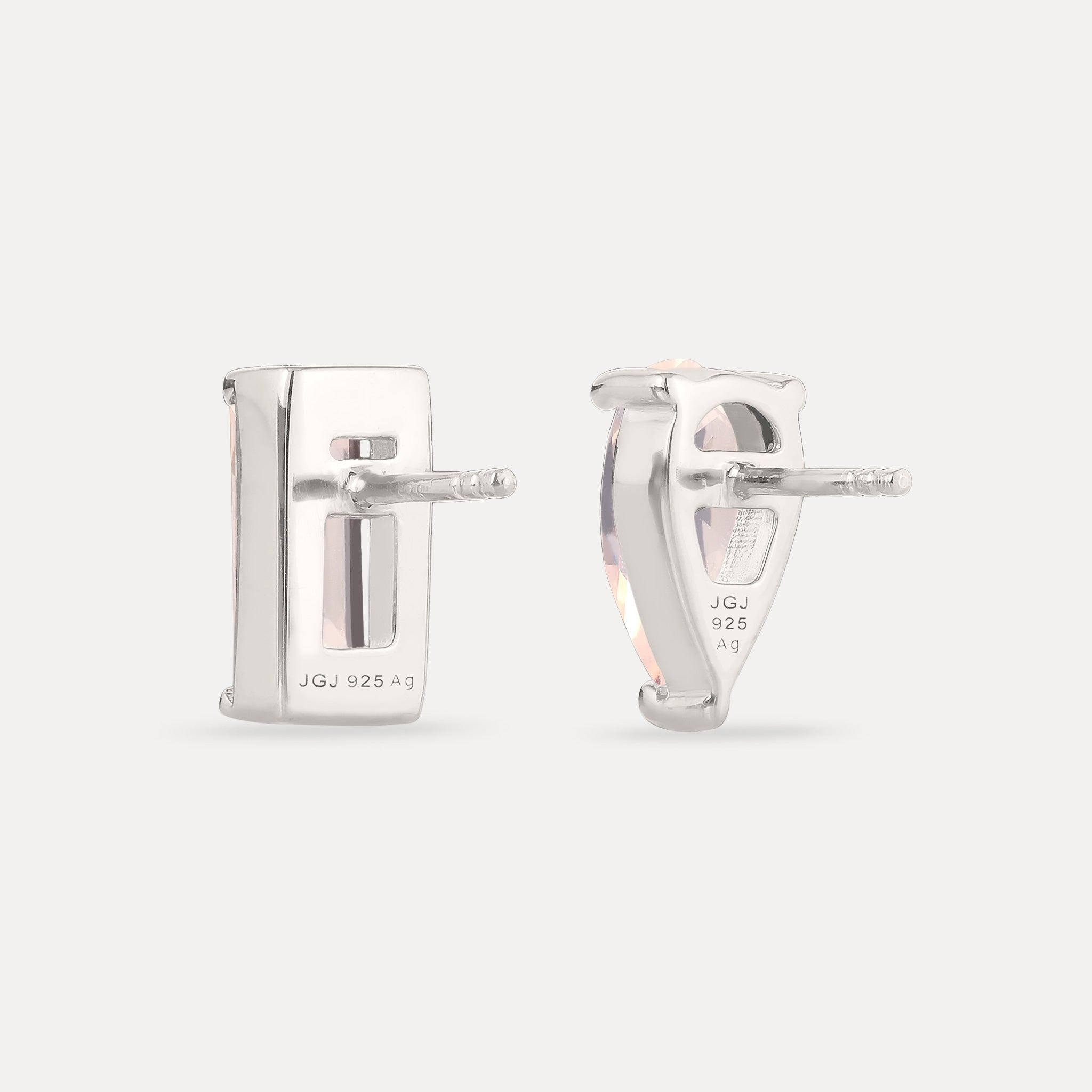 Rosenquarz Balance Ohrstecker Ohrringe