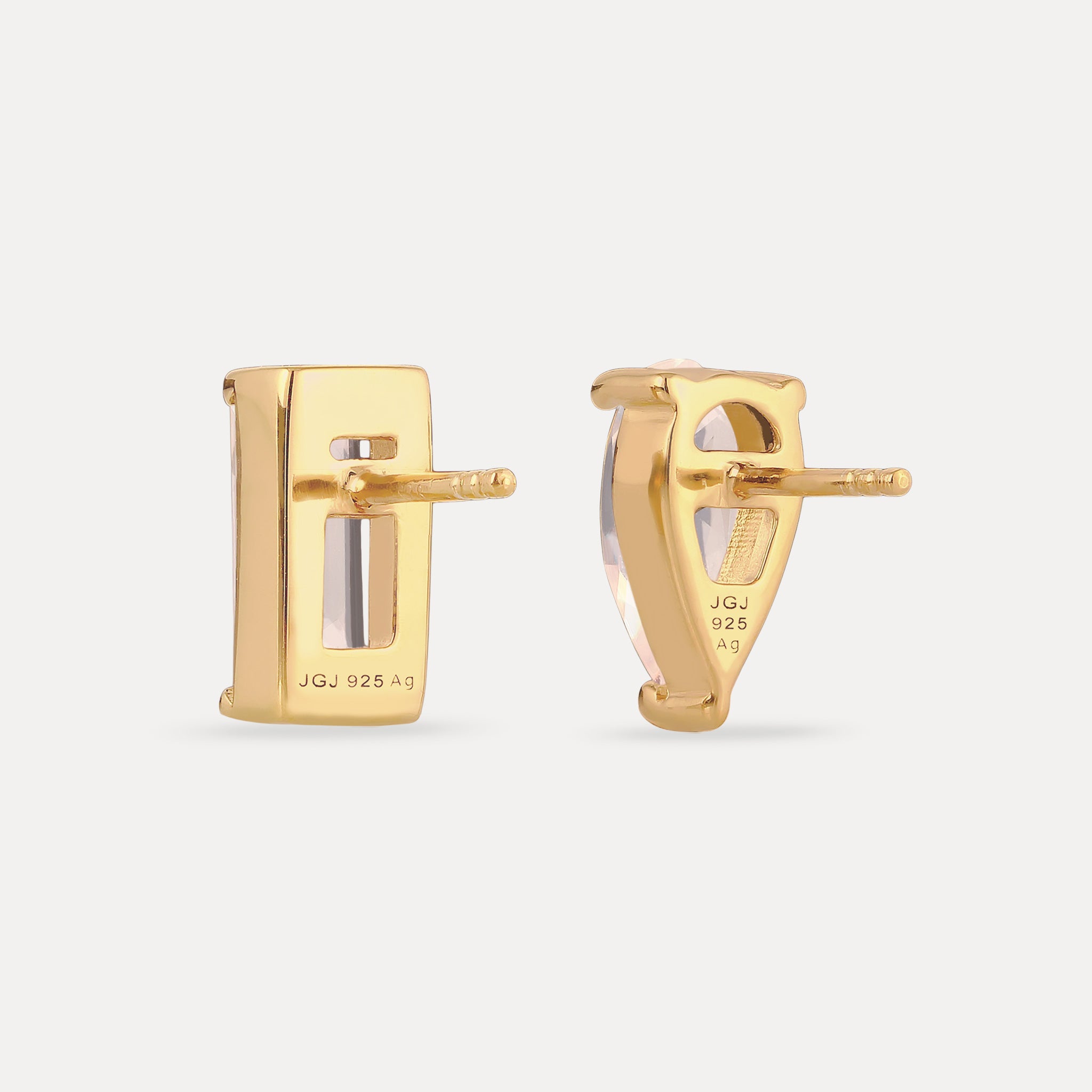 Rosenquarz Balance Ohrstecker Ohrringe