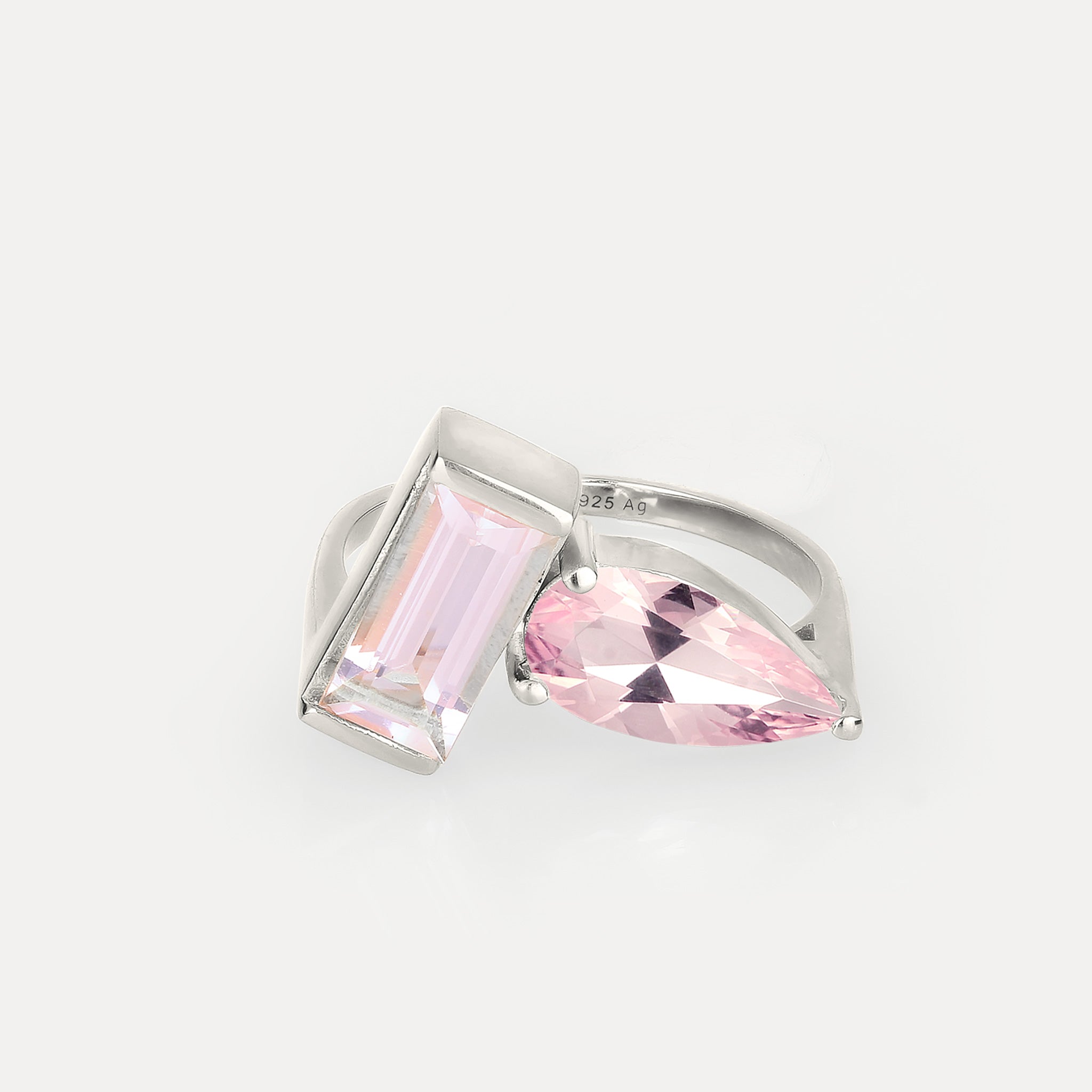 Rosenquarz Balance Ring