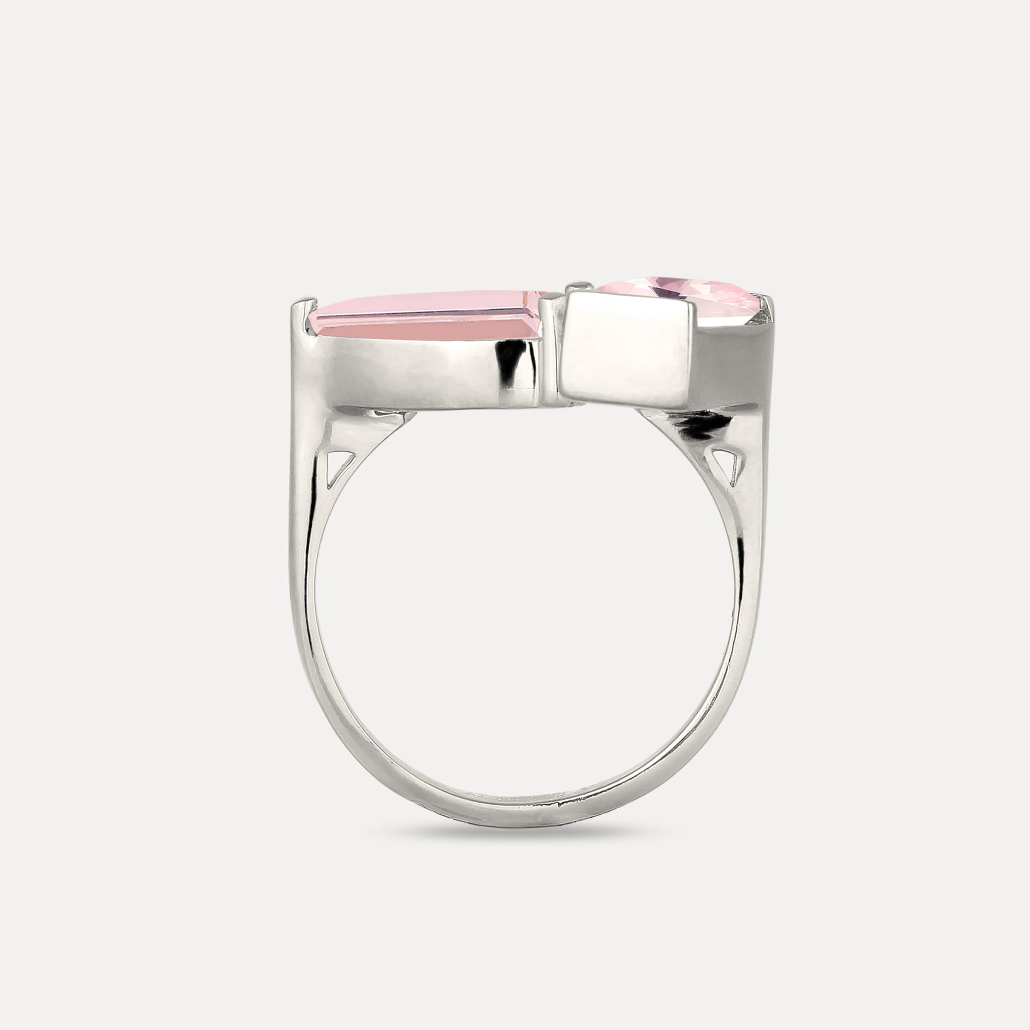 Rosenquarz Balance Ring