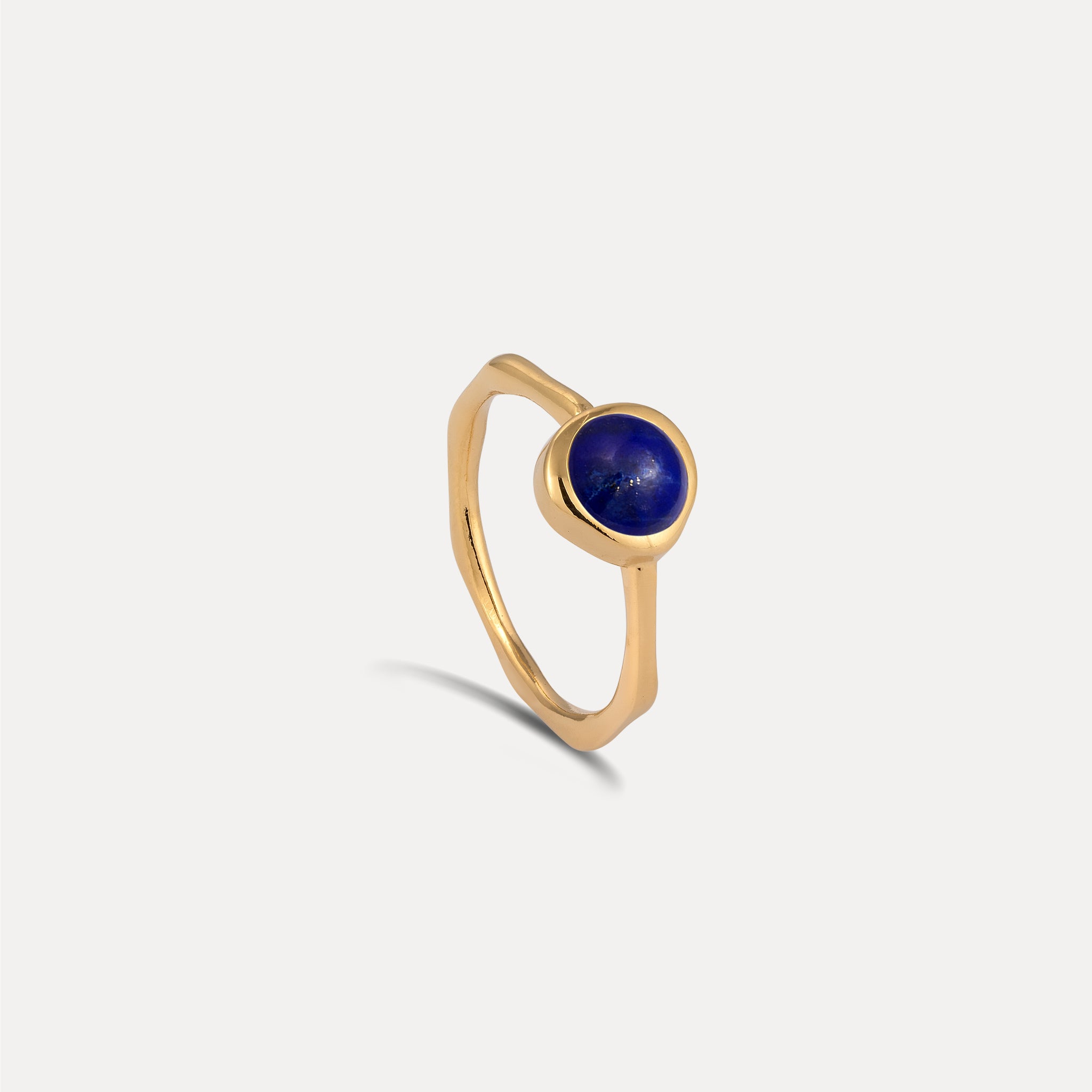 Zodiac Birthstone Ring 24k Gold Vermeil - Hochglanz